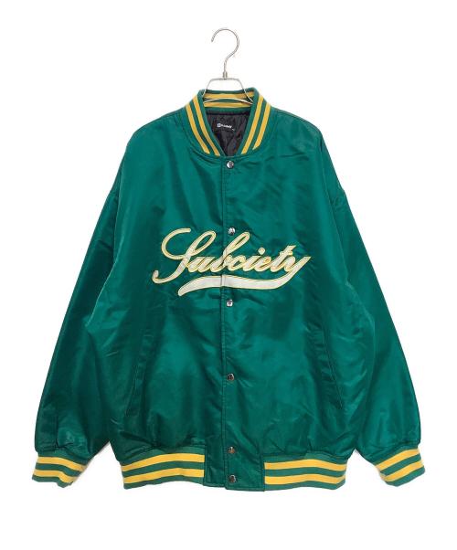 中古・古着通販】SUBCIETY (サブサエティ) NYLON STADIUM JKT グリーン