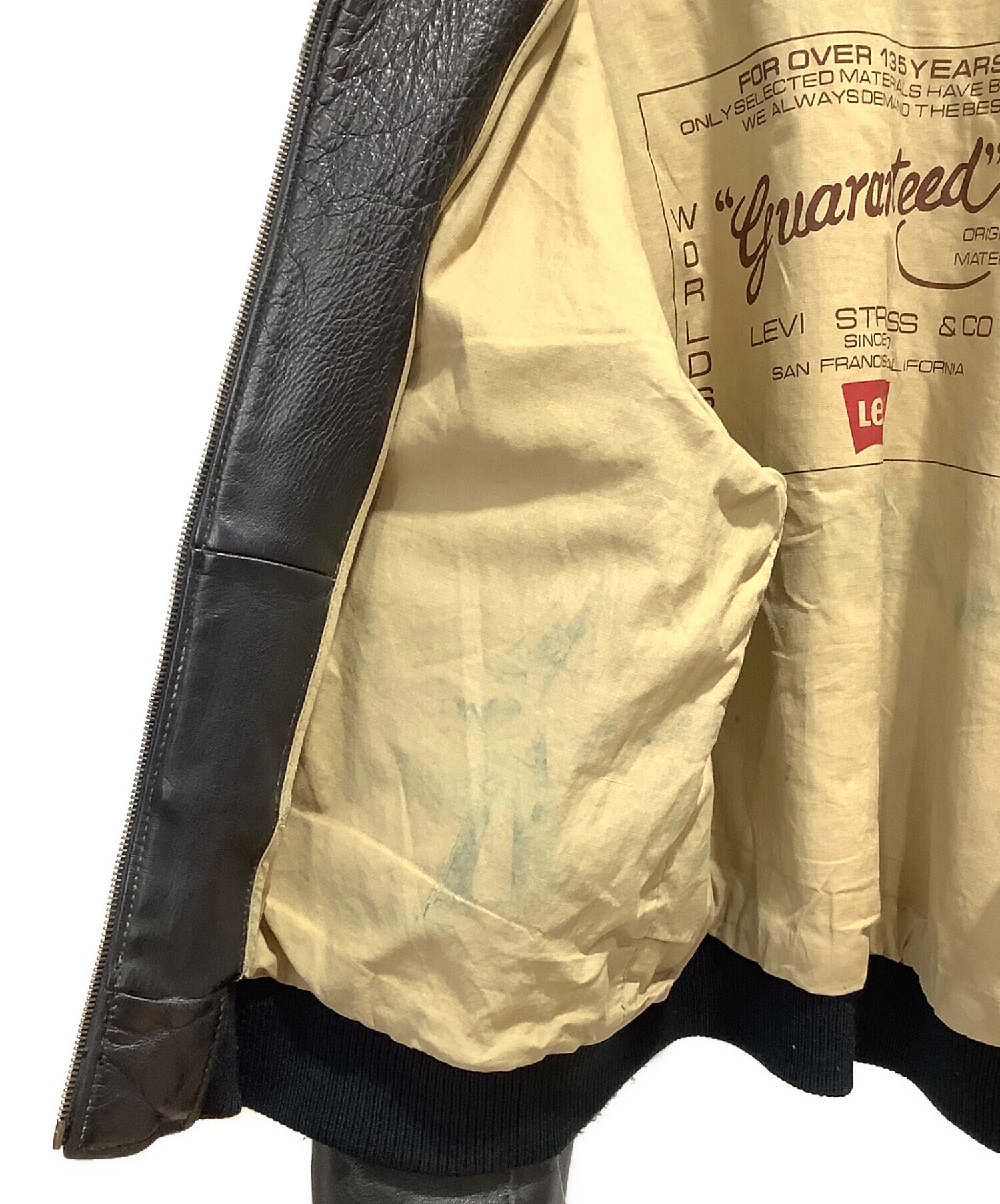 中古・古着通販】LEVI'S (リーバイス) 135周年 レザージャケット