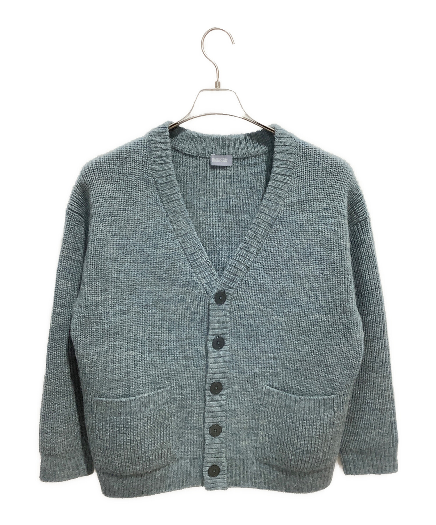 マッキントッシュフィロソフィー　カーディガン　38サイズ　新品未使用 カフスラインカーディガン(トップス)｜MACKINTOSH PHILOSOPHY