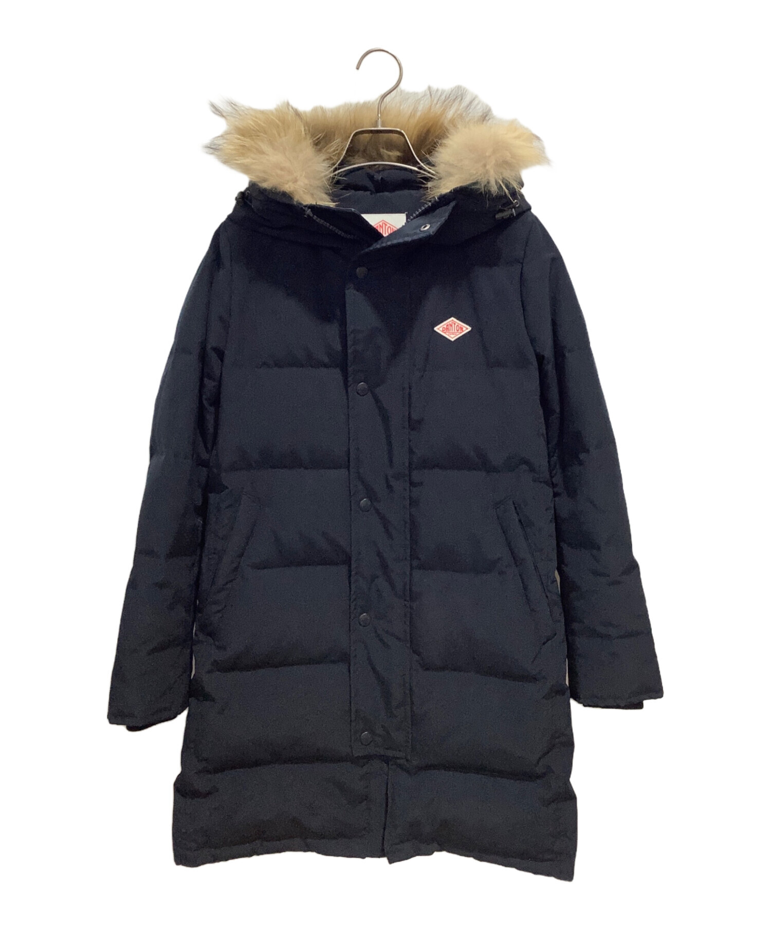 中古・古着通販】DANTON (ダントン) ファーダウンジャケット ネイビー 