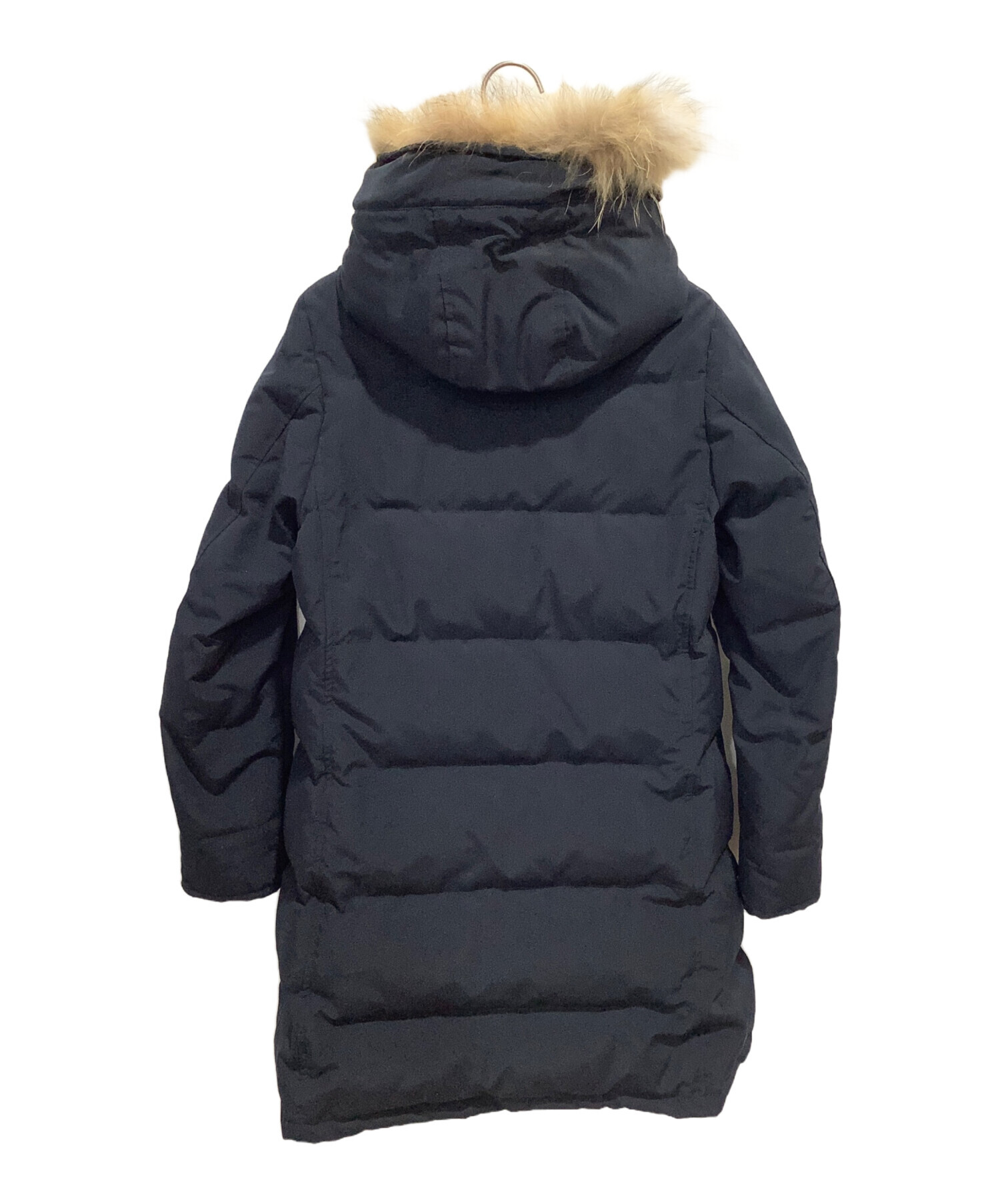 中古・古着通販】DANTON (ダントン) ファーダウンジャケット ネイビー 