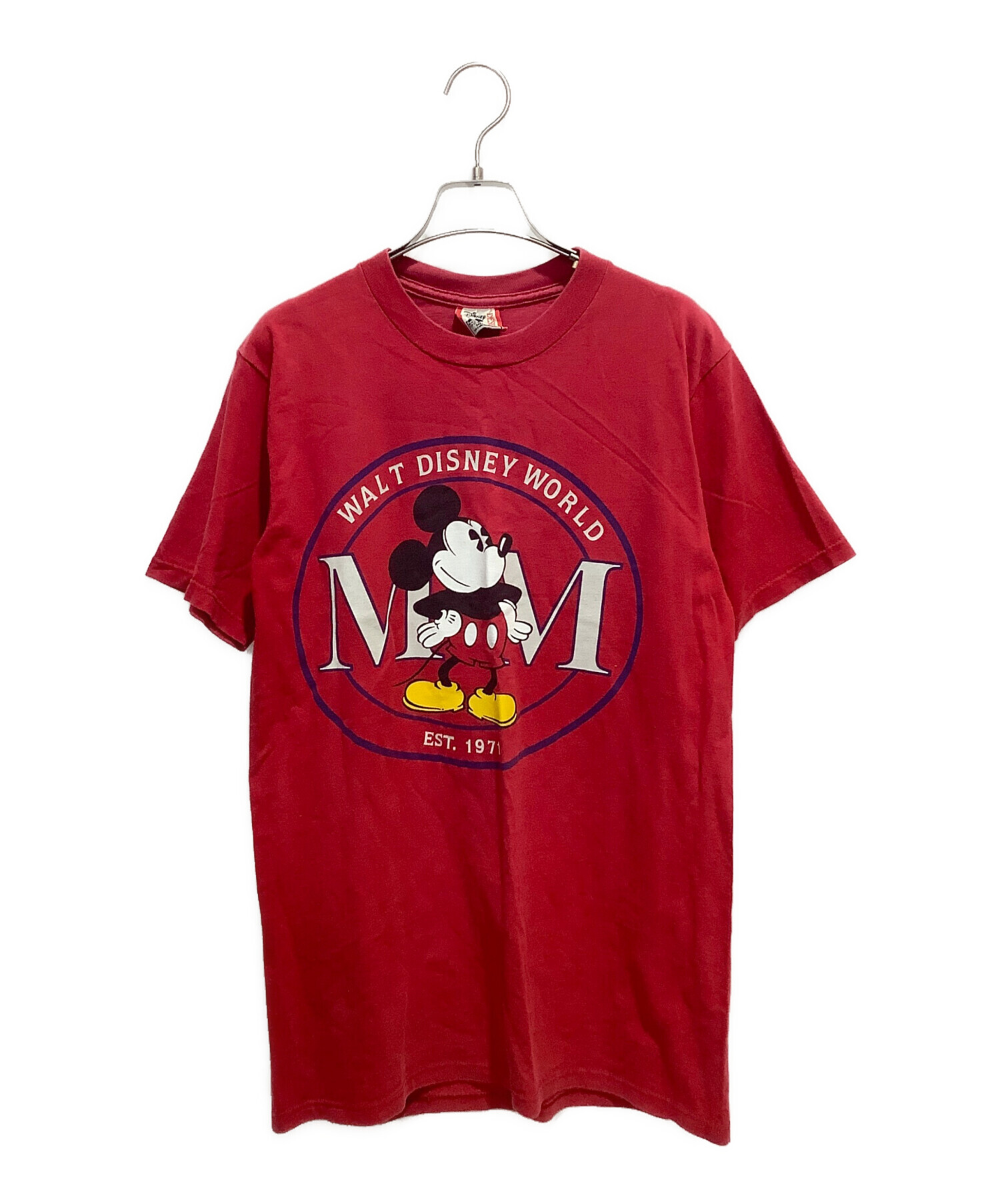 中古・古着通販】DISNEY (ディズニー) ミッキーマウス プリントTシャツ
