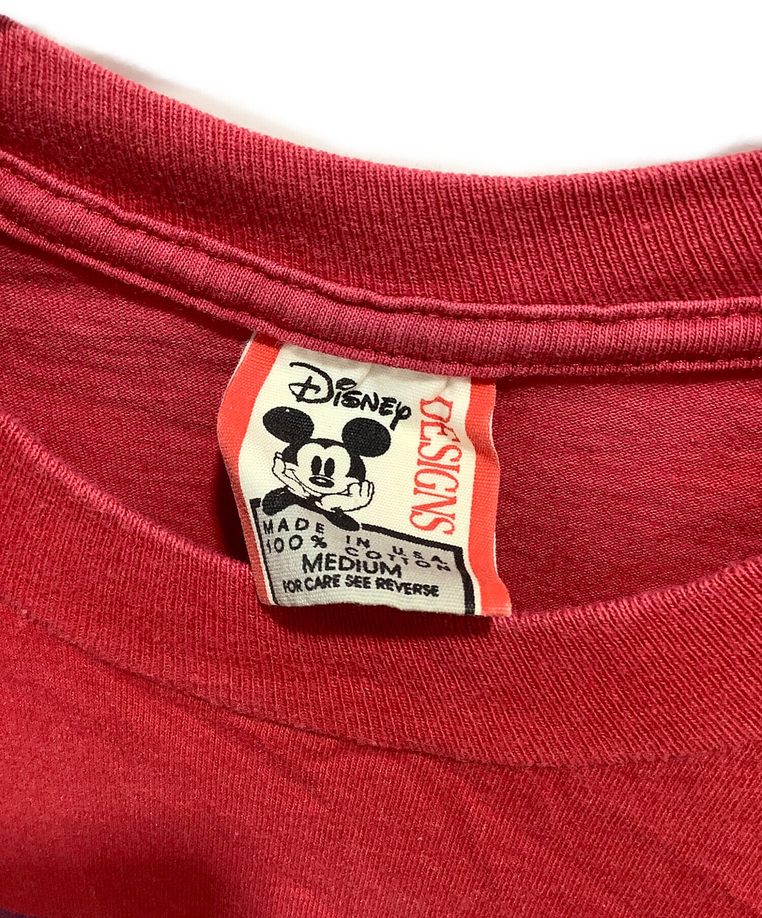 中古・古着通販】DISNEY (ディズニー) ミッキーマウス プリントTシャツ