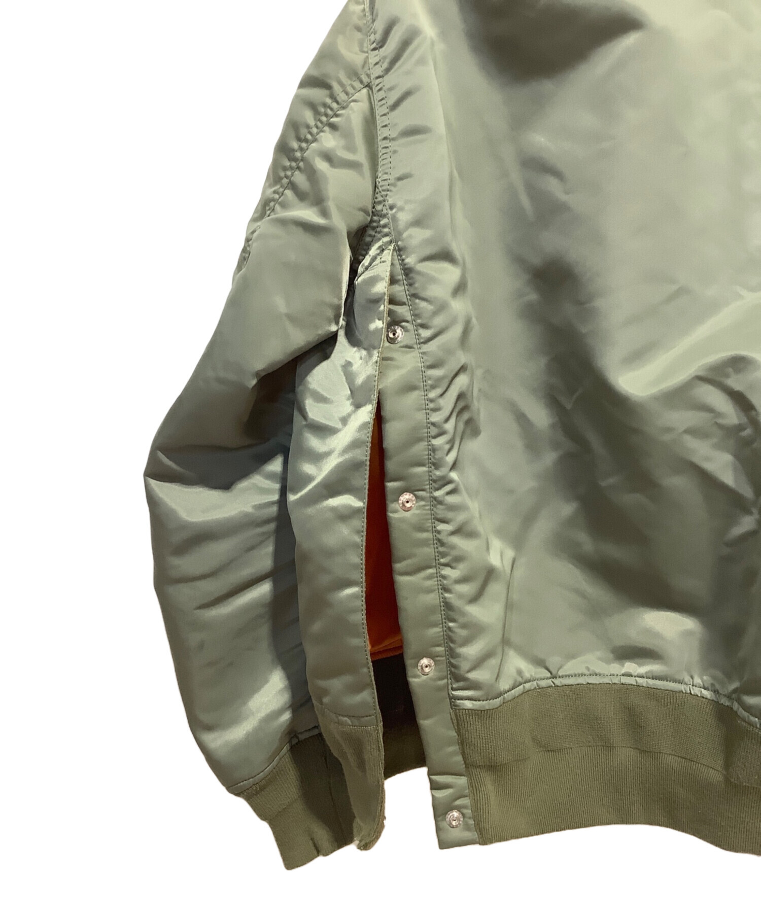 中古・古着通販】sacai (サカイ) Nylon Twill Blouson オリーブ サイズ