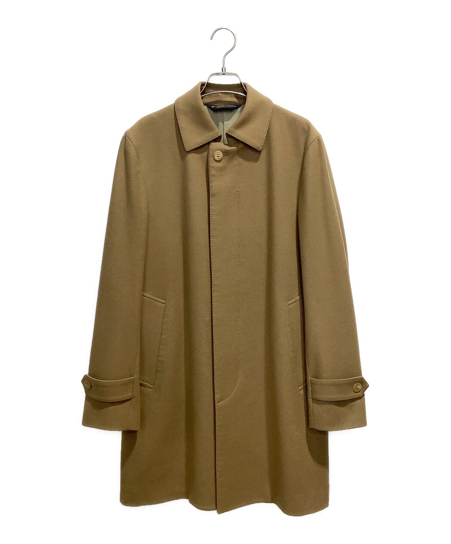 【美品】ブルックスブラザーズ ウール コート ベージュ 中古・古着通販】BROOKS BROTHERS (ブルックスブラザーズ) ウール