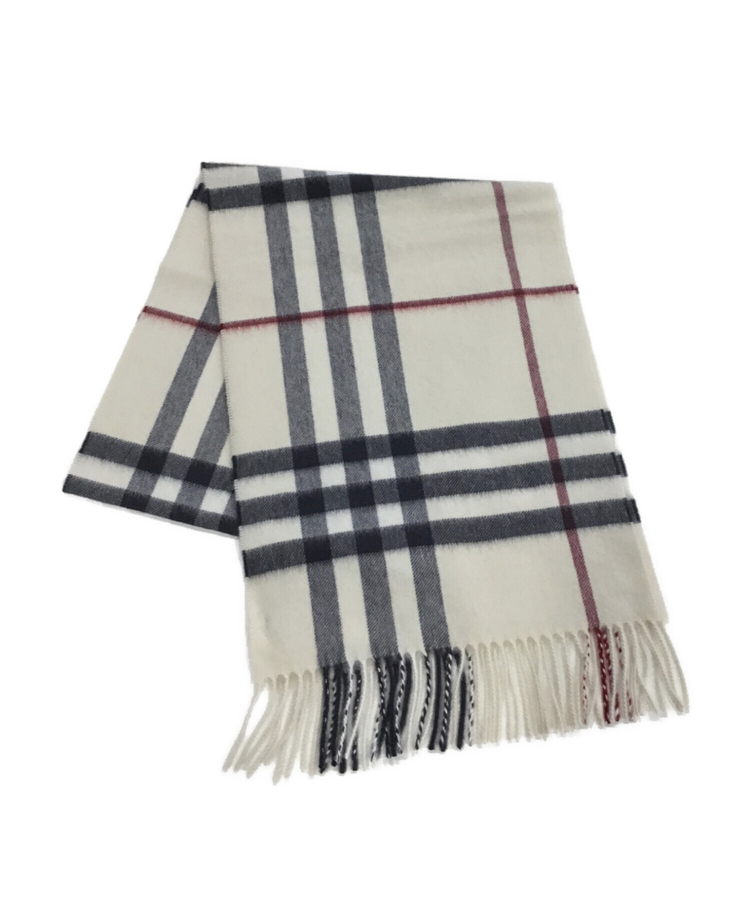 中古・古着通販】BURBERRY (バーバリー) ノバチェック マフラー グレー