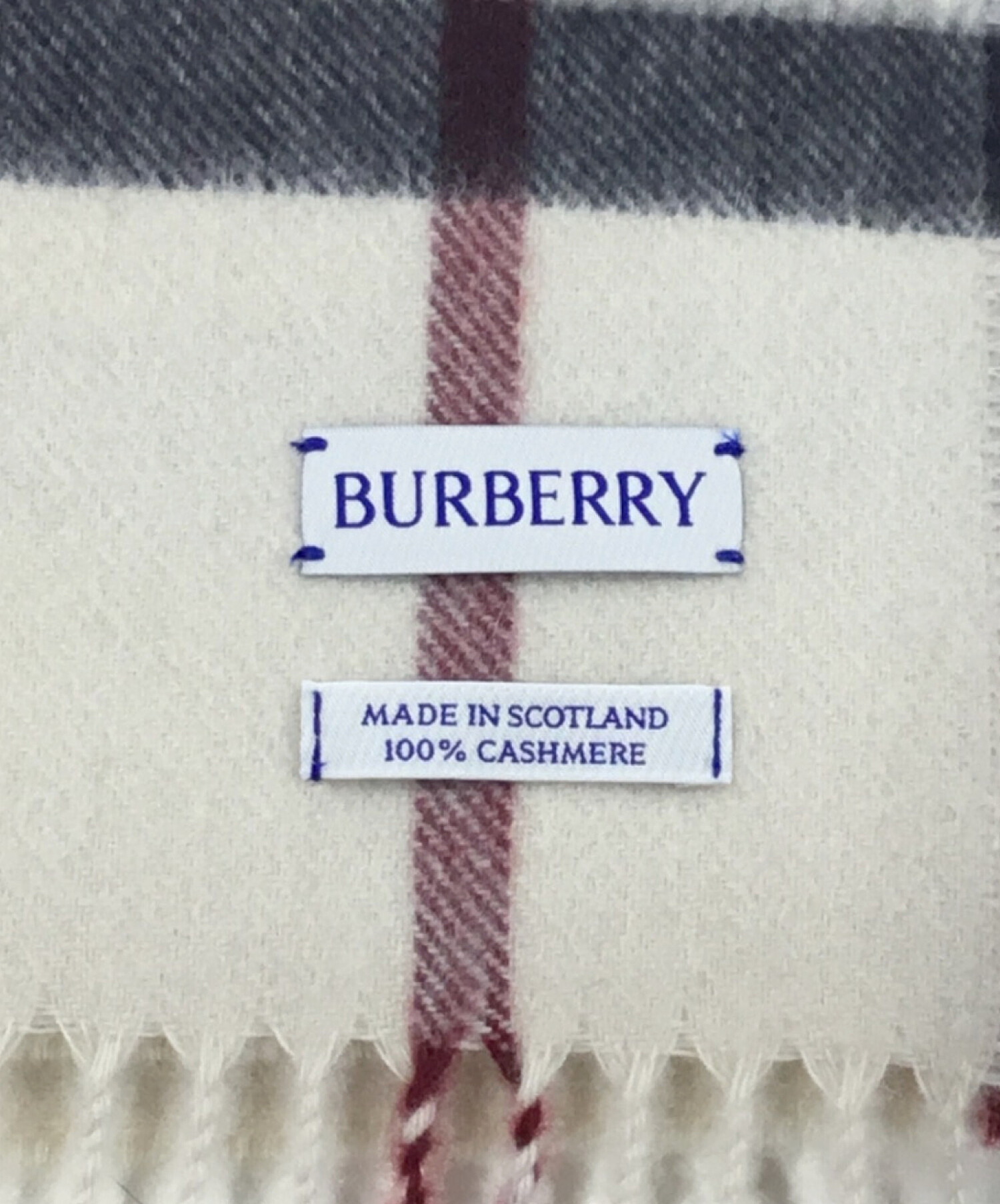 中古・古着通販】BURBERRY (バーバリー) ノバチェック マフラー グレー