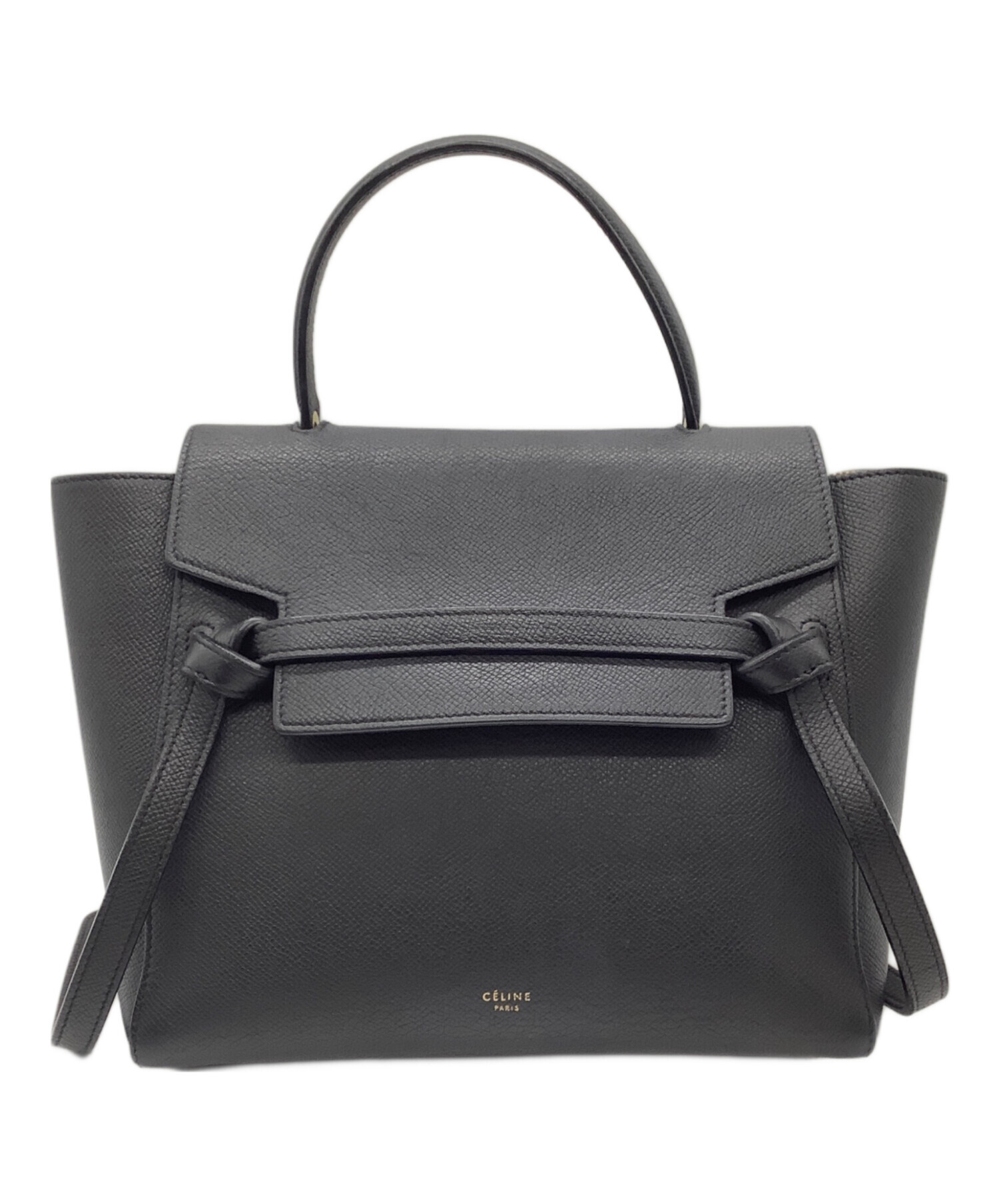 値引き中‼️【美品】CELINE セリーヌ ベルトバッグ ナノ 安心鑑定⭕️ 中古・古着通販】CELINE (セリーヌ) ナノ ベルトバッグ ネイビー