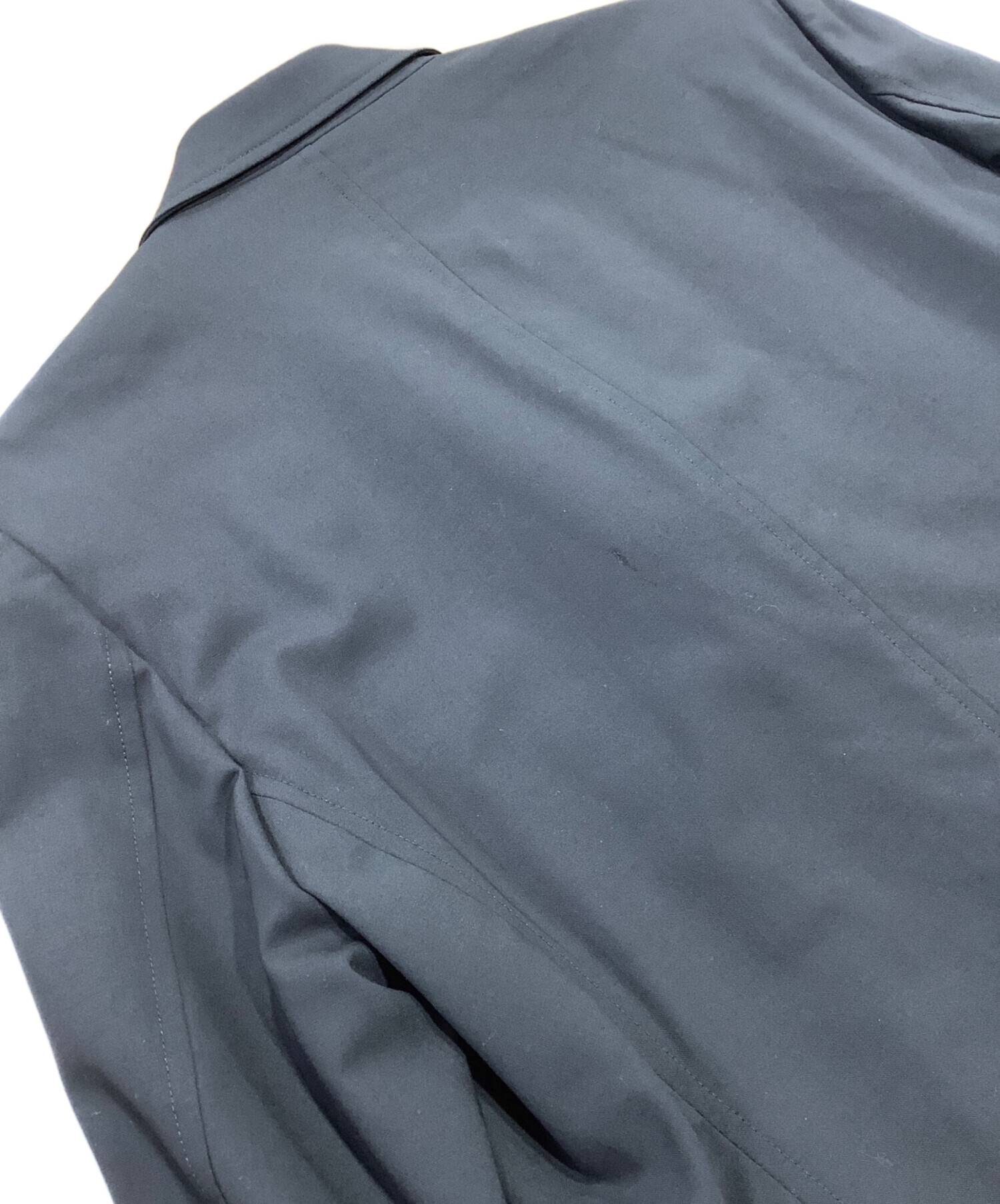 中古・古着通販】theory (セオリー) ZIPテーラードジャケット ブラック