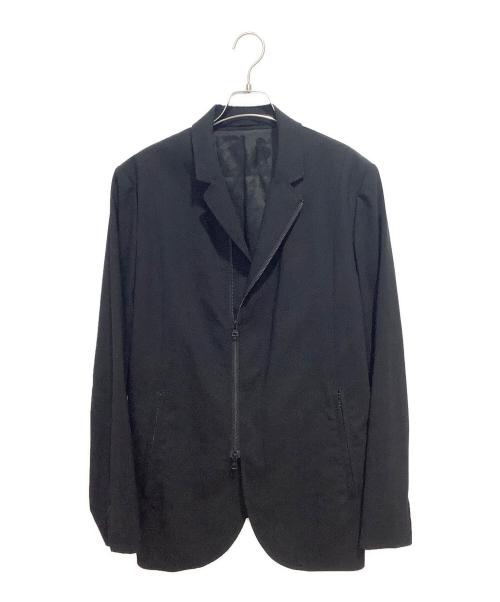 中古・古着通販】theory (セオリー) ZIPテーラードジャケット ブラック