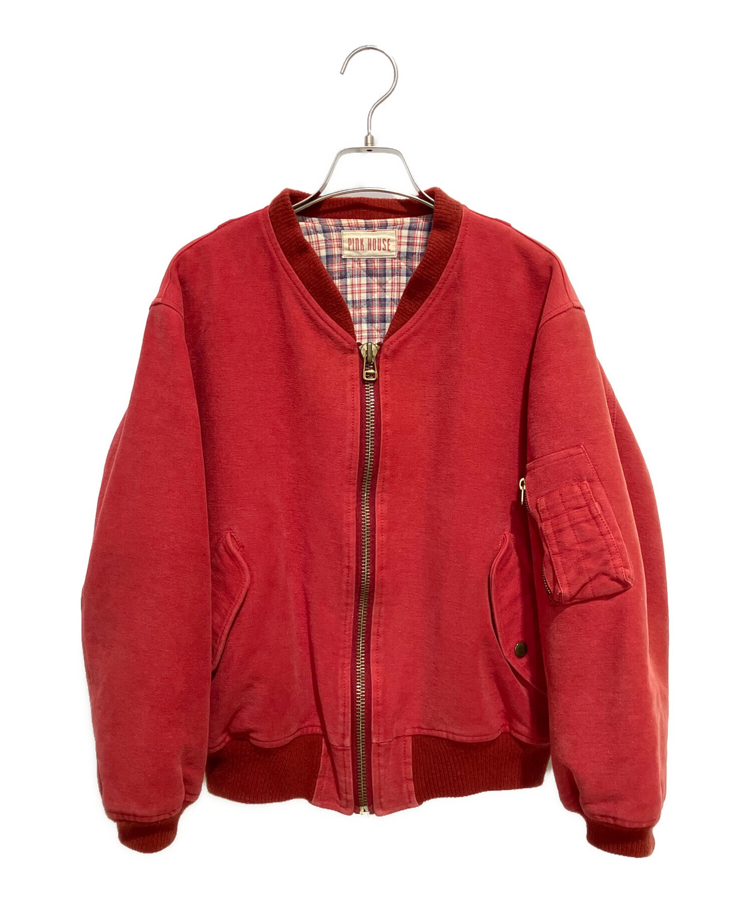 中古・古着通販】PINK HOUSE (ピンクハウス) MA-1ジャケット レッド