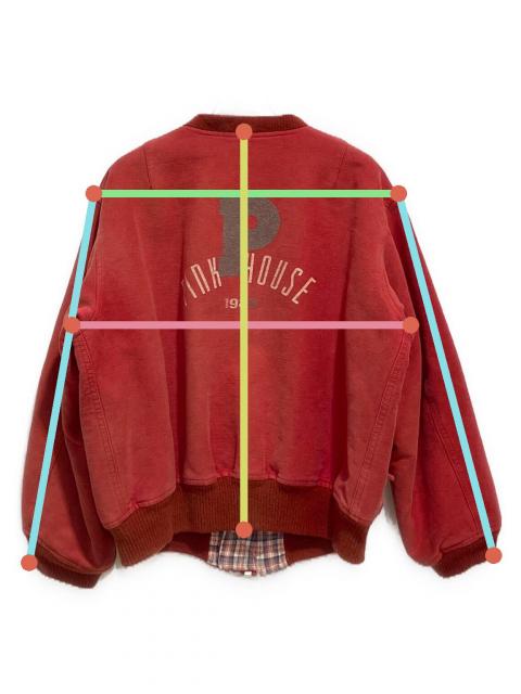 中古・古着通販】PINK HOUSE (ピンクハウス) MA-1ジャケット レッド