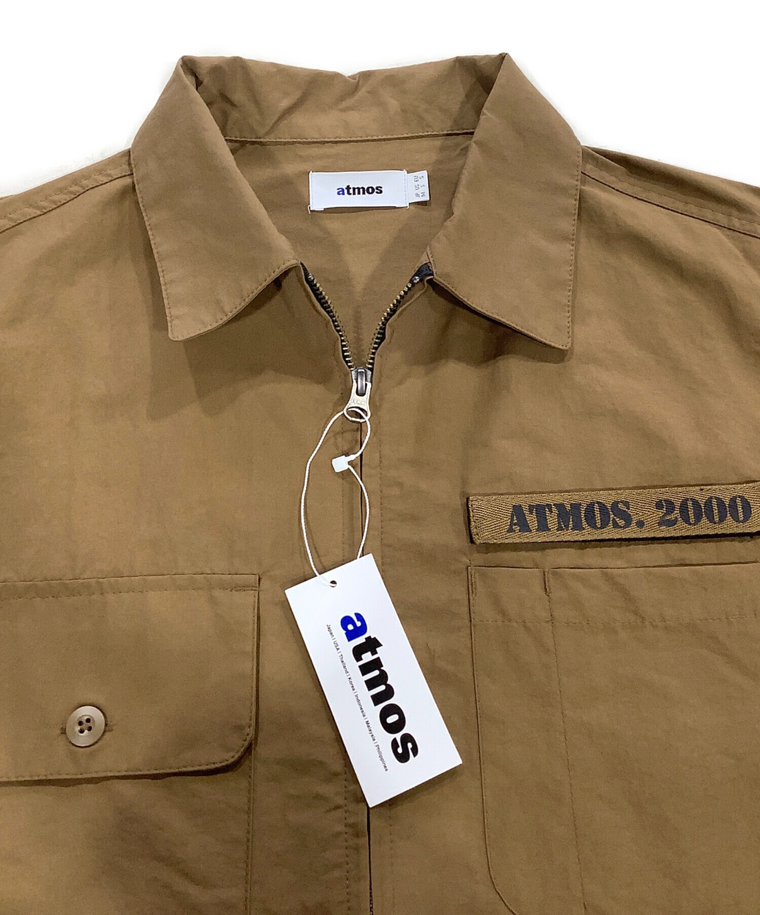 中古・古着通販】ATMOS (アトモス) C/N Zipper Field Shirt Jacket 
