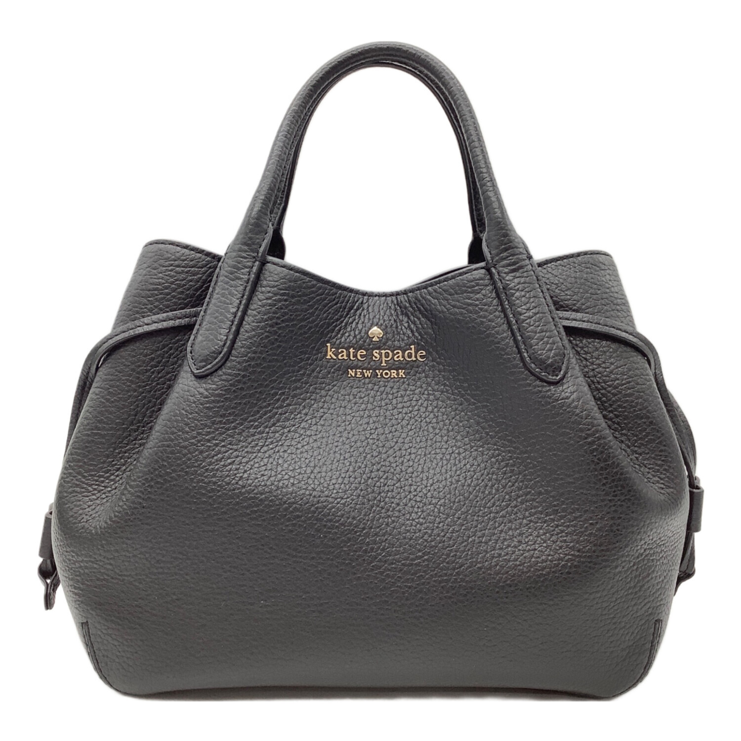 中古・古着通販】Kate Spade (ケイトスペード) ハンドバッグ ブラック 中古・古着通販】Kate Spade (ケイトスペード) ハンドバッグ ブラック