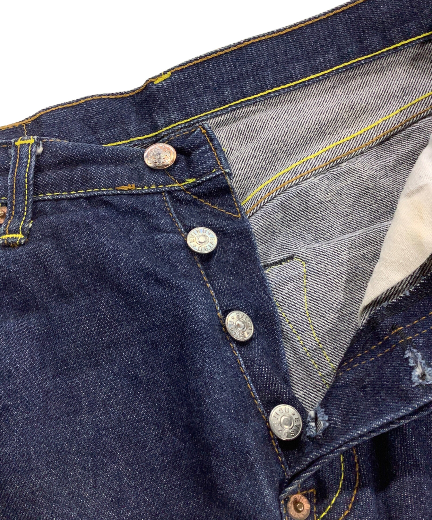 中古・古着通販】EVISU (エヴィス) デニムパンツ インディゴ サイズ