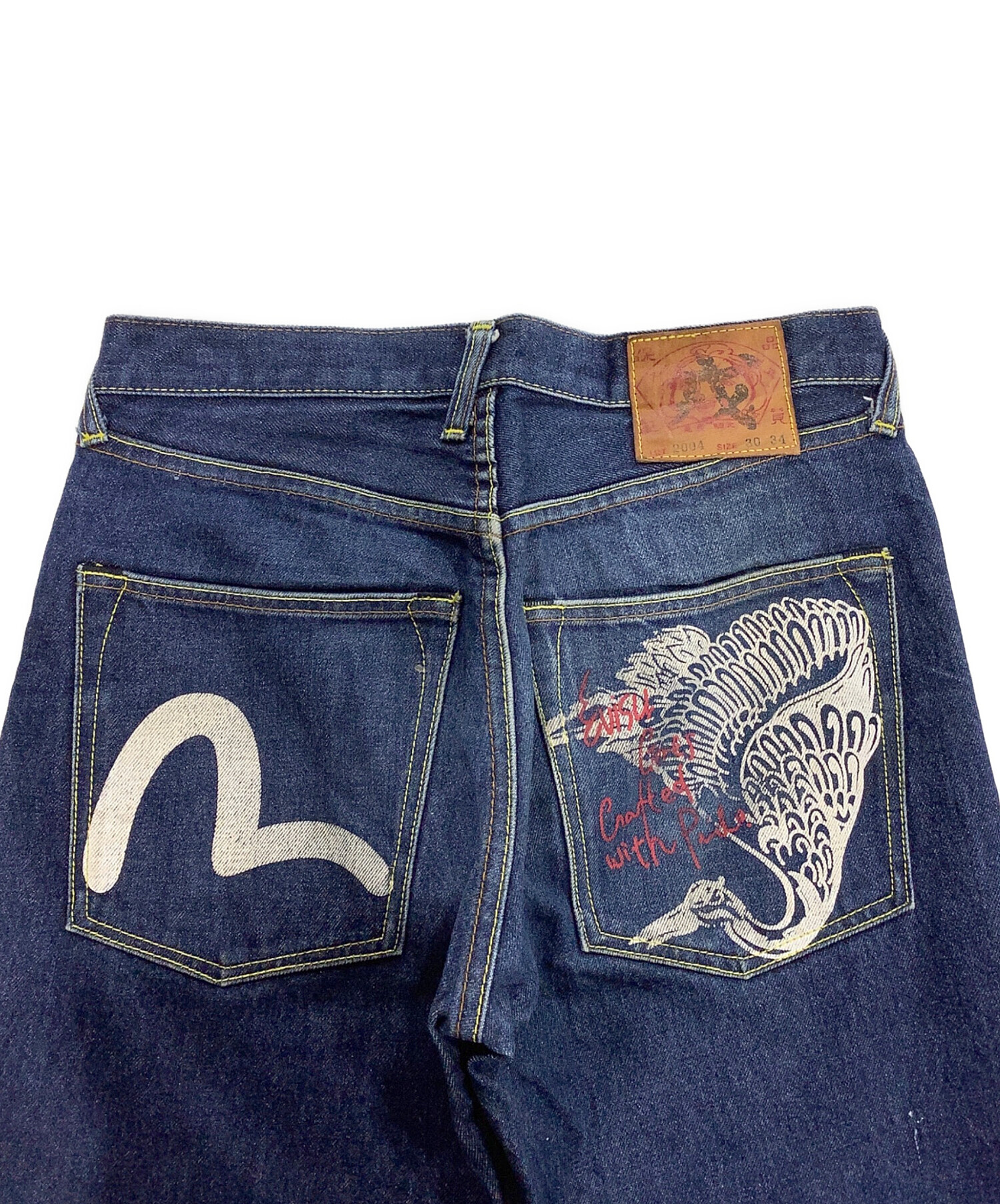中古・古着通販】EVISU (エヴィス) デニムパンツ インディゴ サイズ