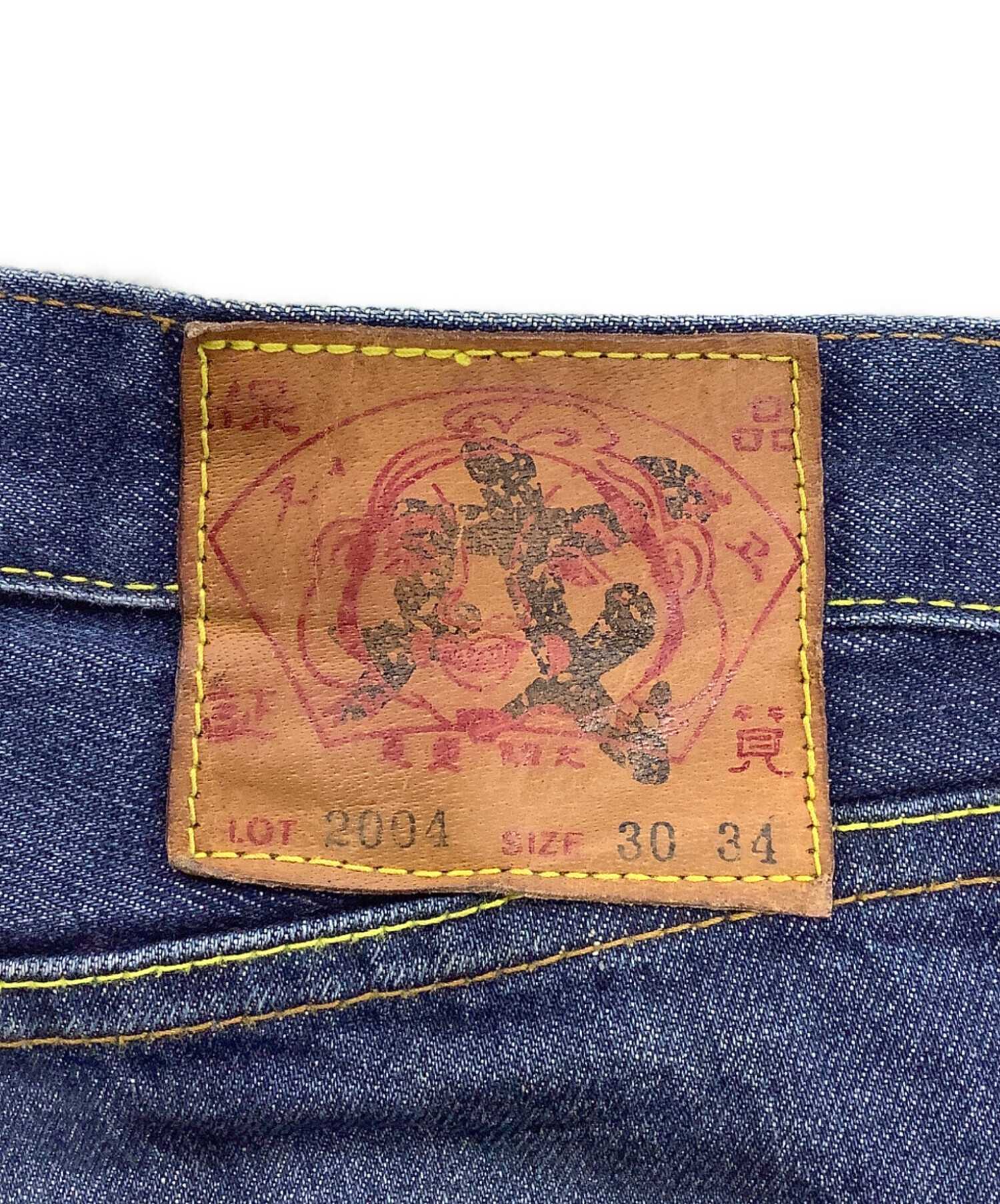 中古・古着通販】EVISU (エヴィス) デニムパンツ インディゴ サイズ