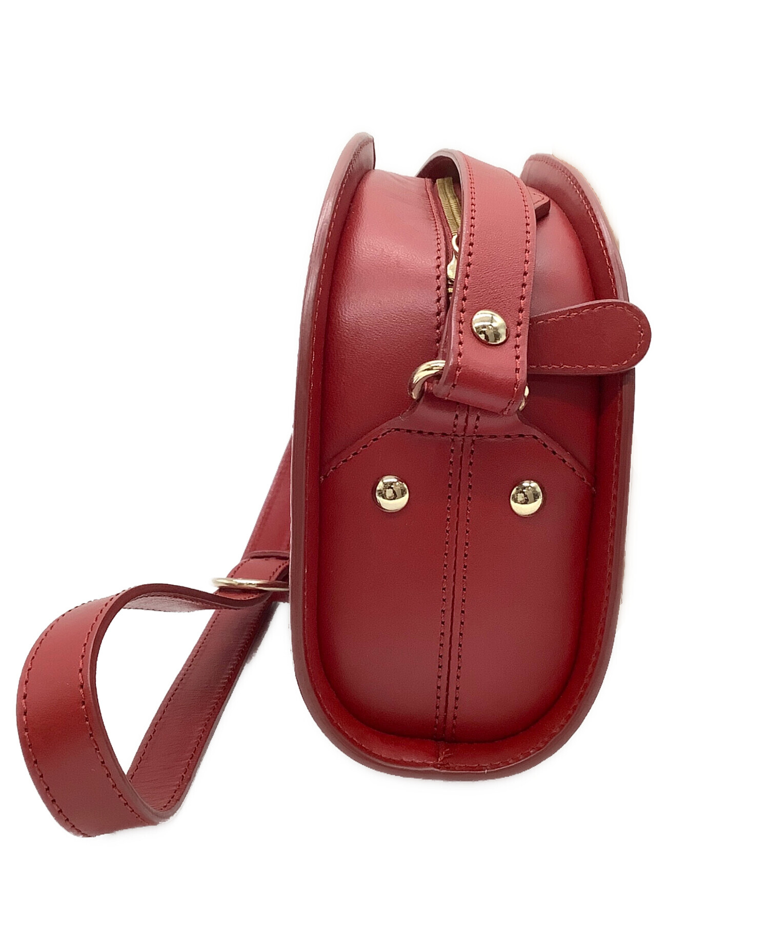 A.P.C レザーショルダーバック 中古・古着通販】A.P.C. (アーペーセー) レザーショルダーバッグ