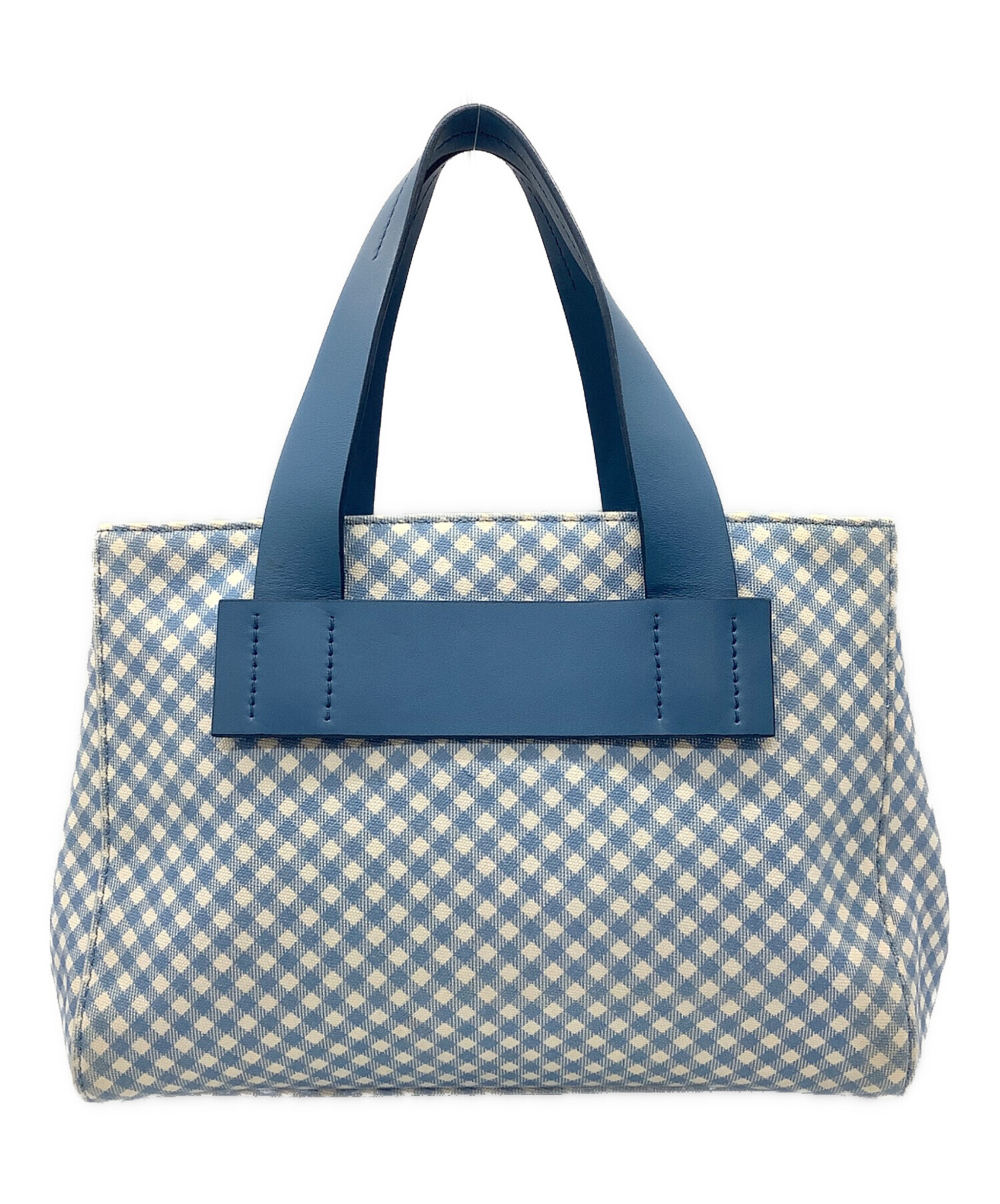 中古・古着通販】MIU MIU (ミュウミュウ) カナパ ハンドバッグ スカイ