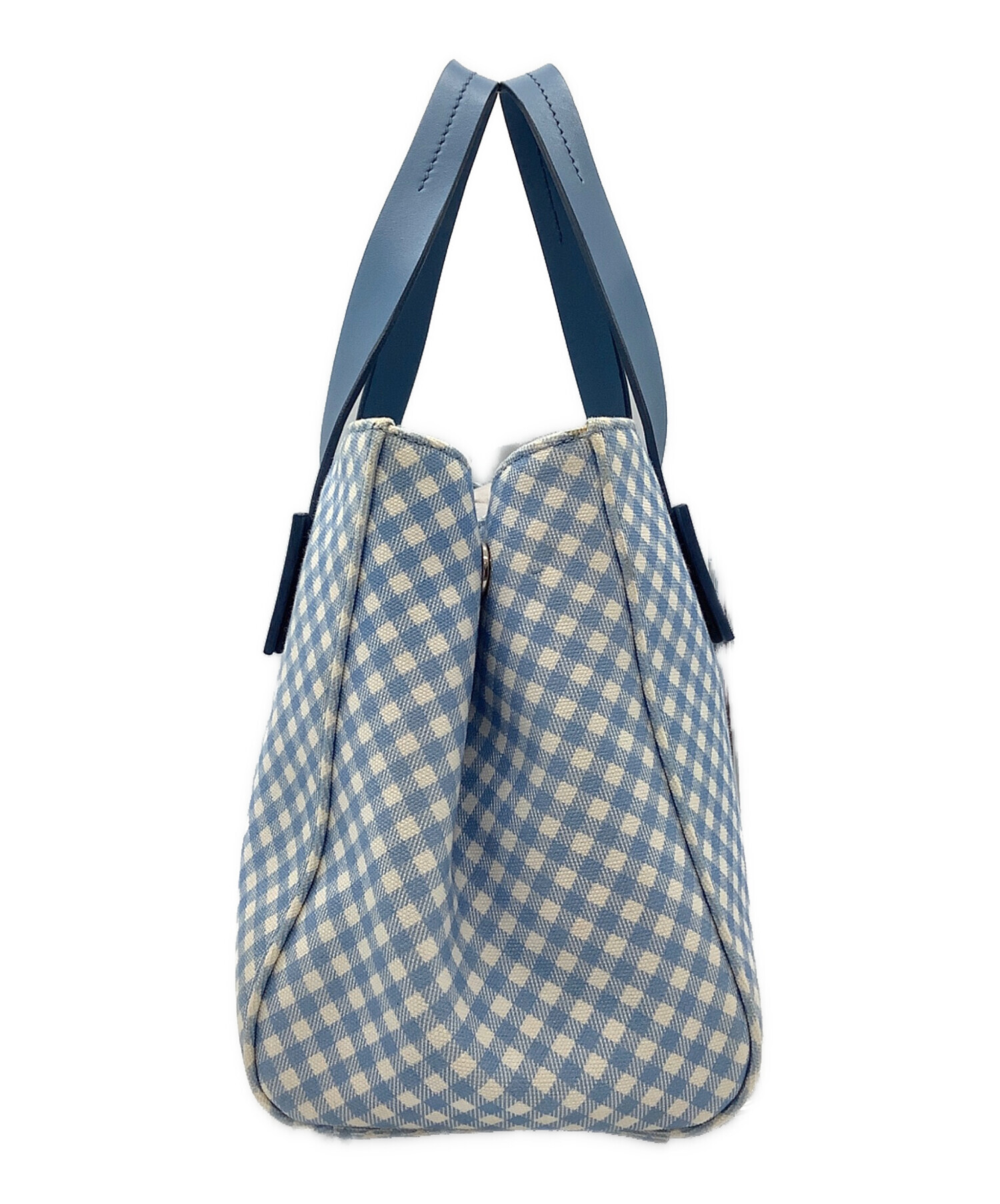 中古・古着通販】MIU MIU (ミュウミュウ) カナパ ハンドバッグ スカイ