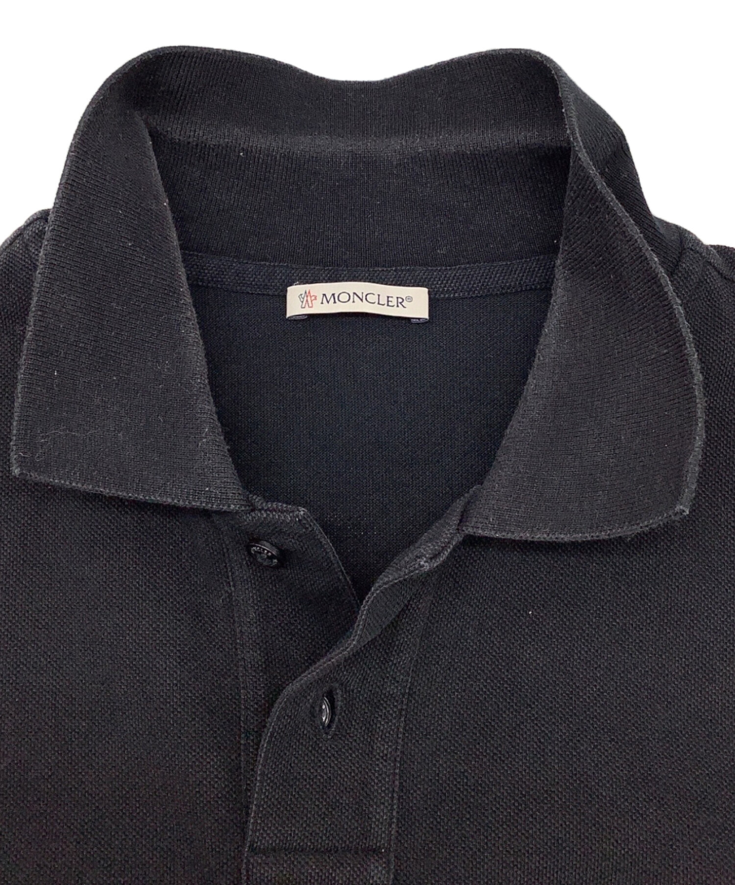 中古・古着通販】MONCLER (モンクレール) ポロシャツ ネイビー サイズ