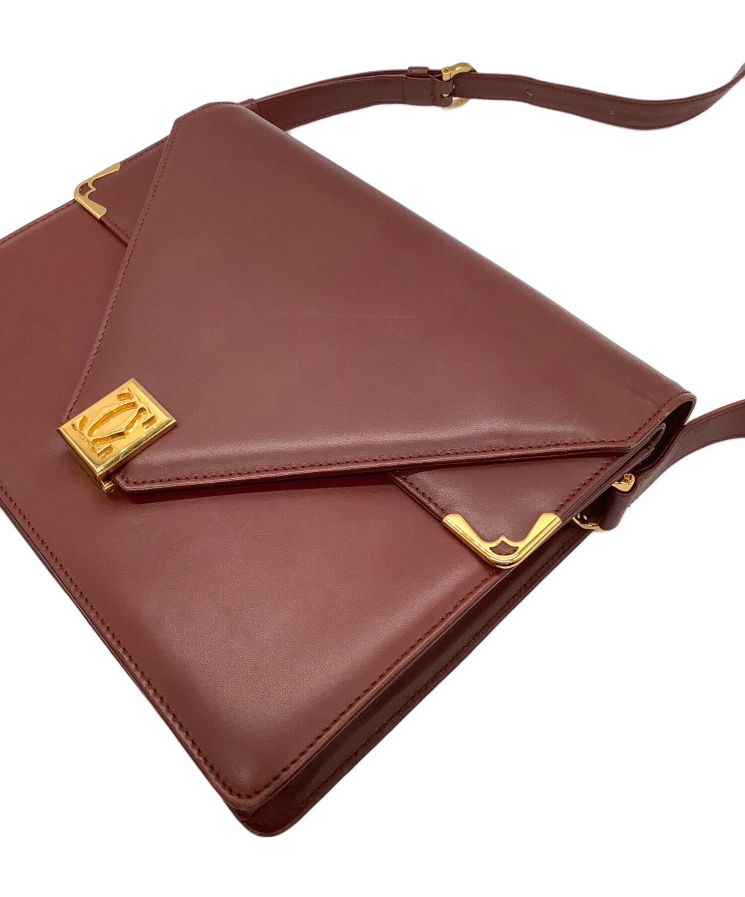 中古・古着通販】Cartier (カルティエ) マストライン ダブルフラップ 中古・古着通販】Cartier (カルティエ) マストライン ダブルフラップ