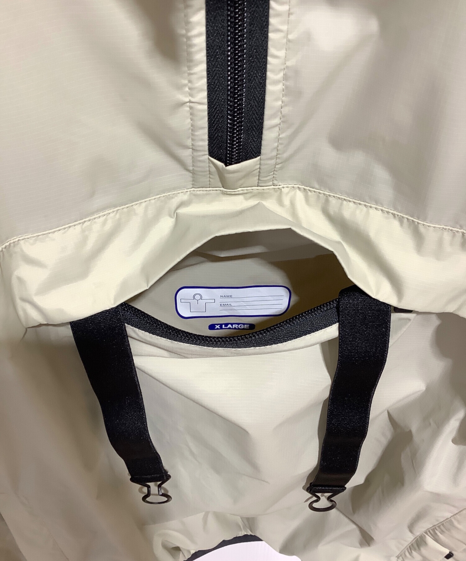 中古・古着通販】K-WAY (ケイウェイ) アノラックパーカー ベージュ