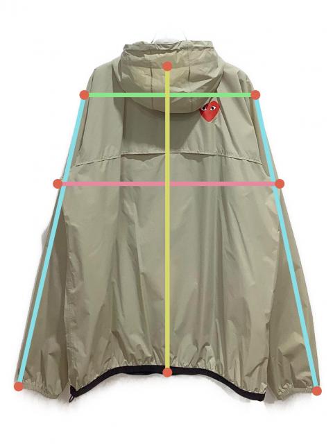 中古・古着通販】K-WAY (ケイウェイ) アノラックパーカー ベージュ