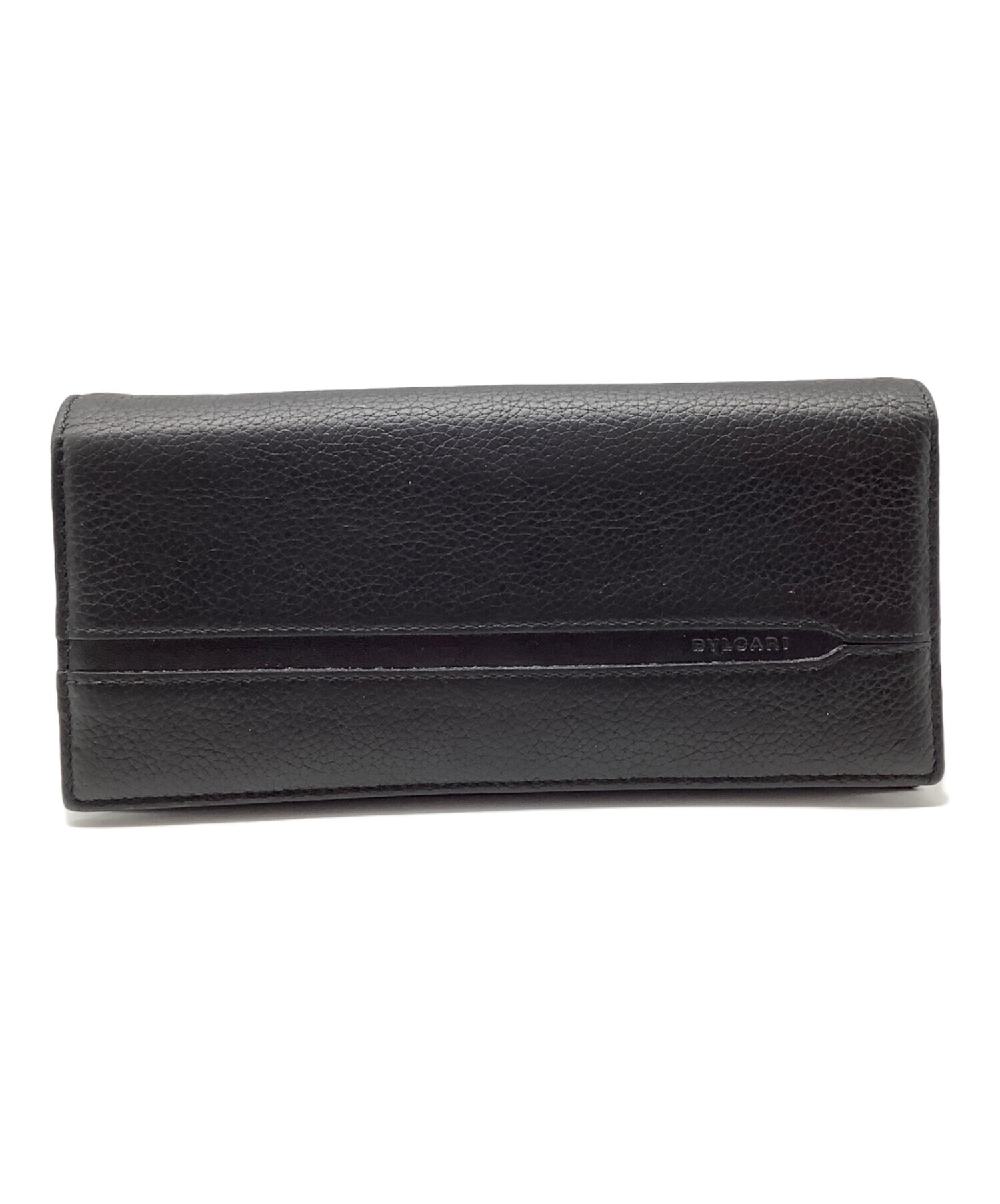 中古・古着通販】BVLGARI (ブルガリ) 長財布 ブラック｜ブランド・古着 