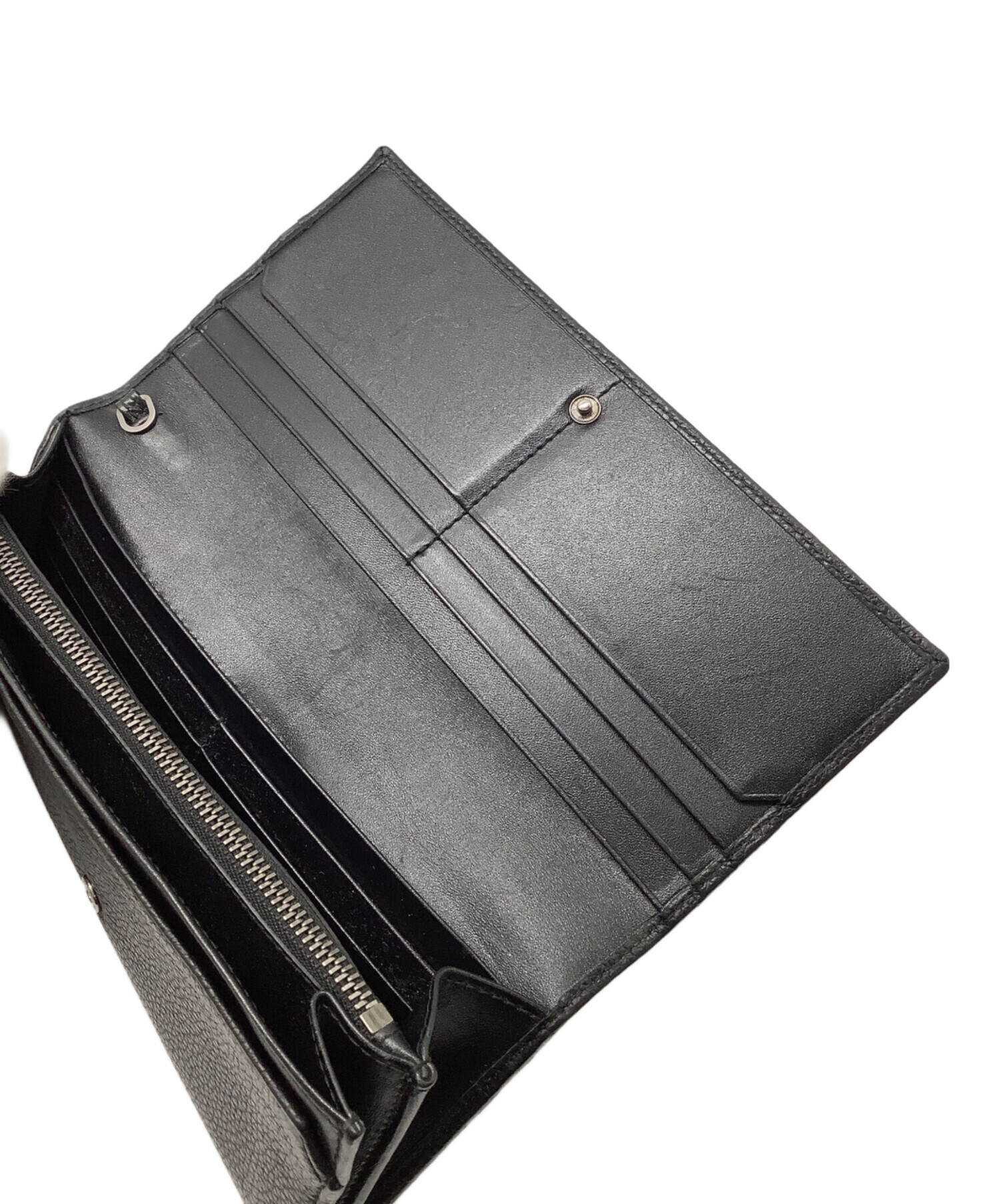 中古・古着通販】BVLGARI (ブルガリ) 長財布 ブラック｜ブランド・古着 