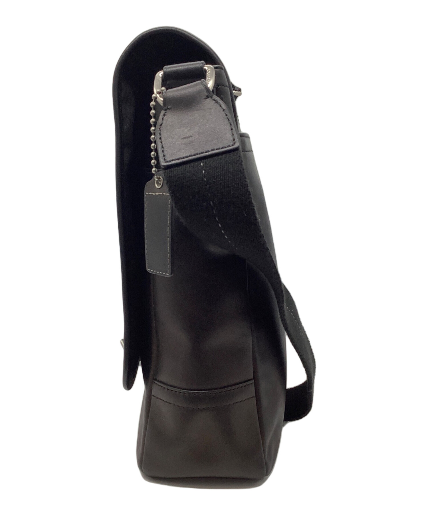 中古・古着通販】COACH (コーチ) ショルダーバッグ ダークブラウン 