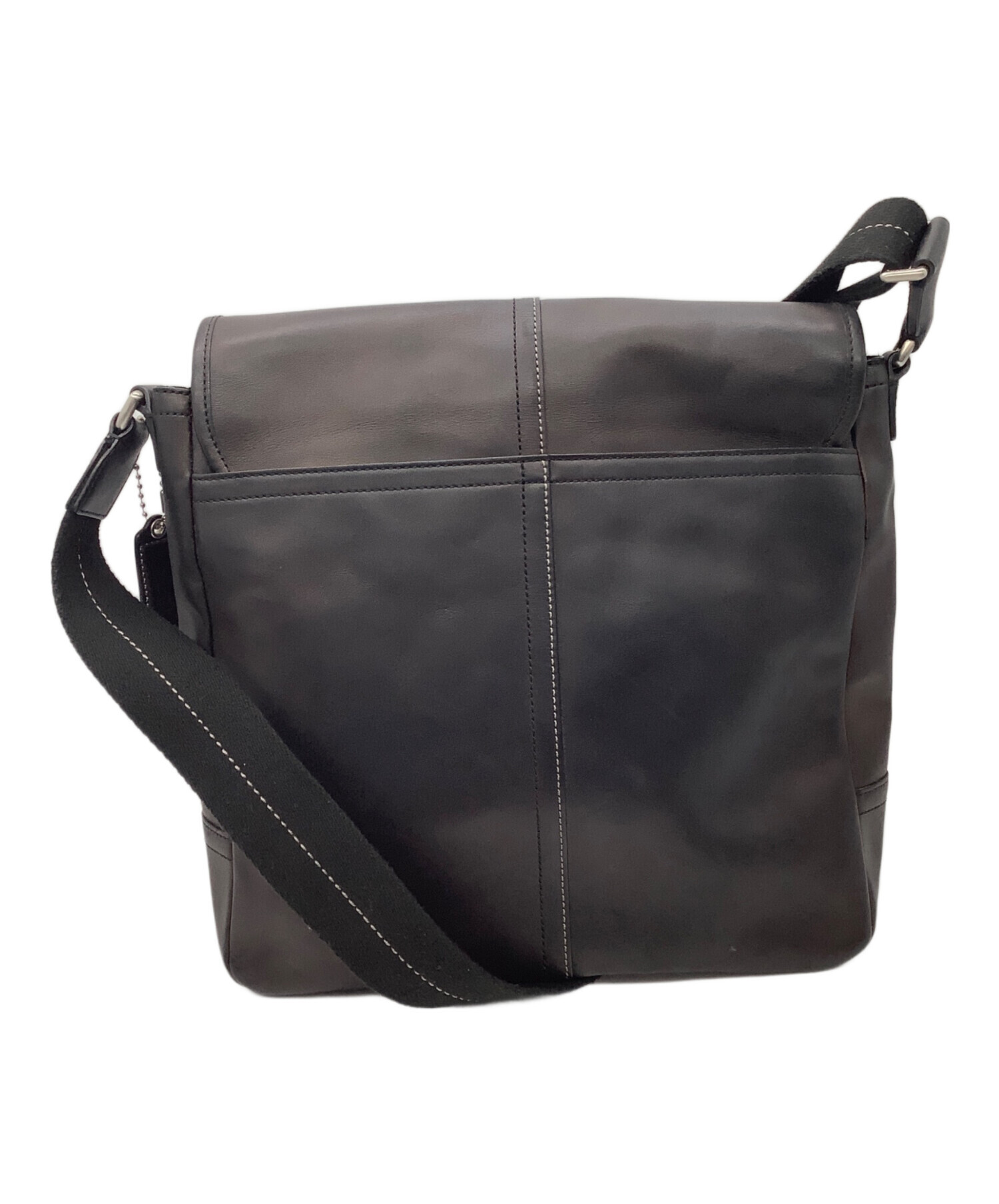 中古・古着通販】COACH (コーチ) ショルダーバッグ ダークブラウン 