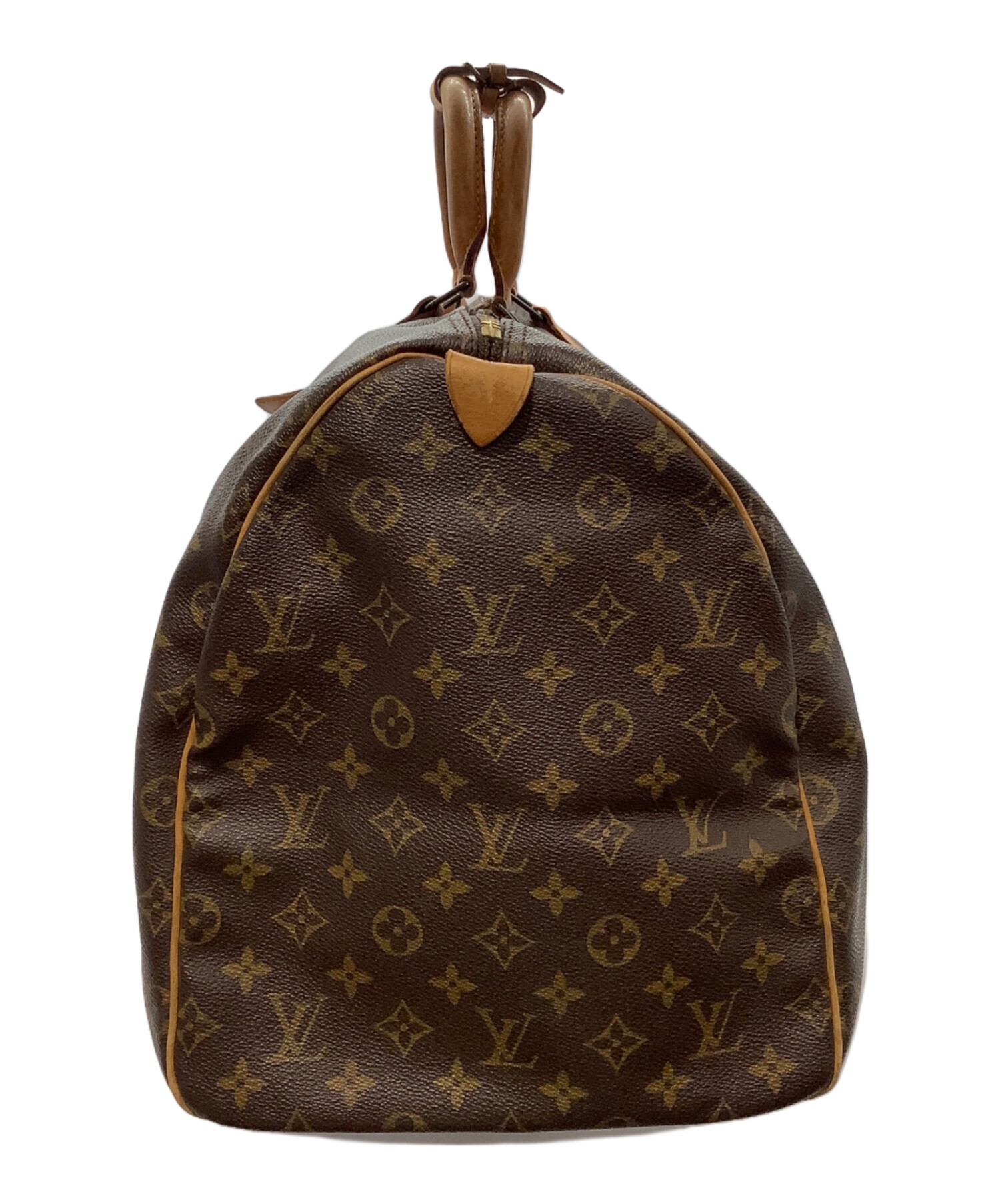 ルイ・ヴィトンブラウンロゴ入り円形キーリング本物 中古・古着通販】LOUIS VUITTON (ルイ ヴィトン) モノグラム キーポル