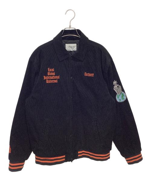 中古・古着通販】CarHartt (カーハート) Letterman Jacket ブラック 中古・古着通販】CarHartt (カーハート) Letterman Jacket ブラック