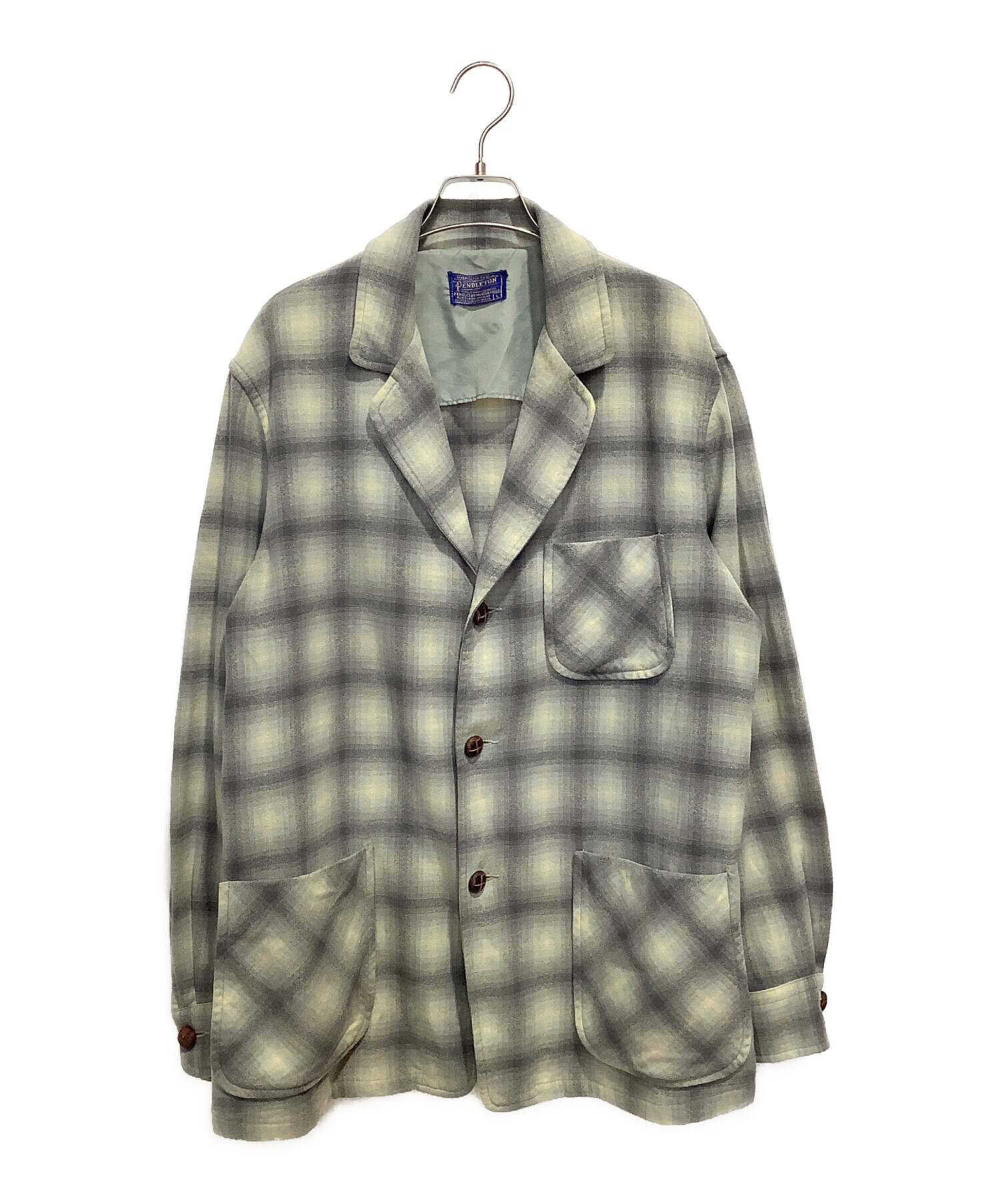 中古・古着通販】PENDLETON (ペンドルトン) アンコンジャケット グレー 