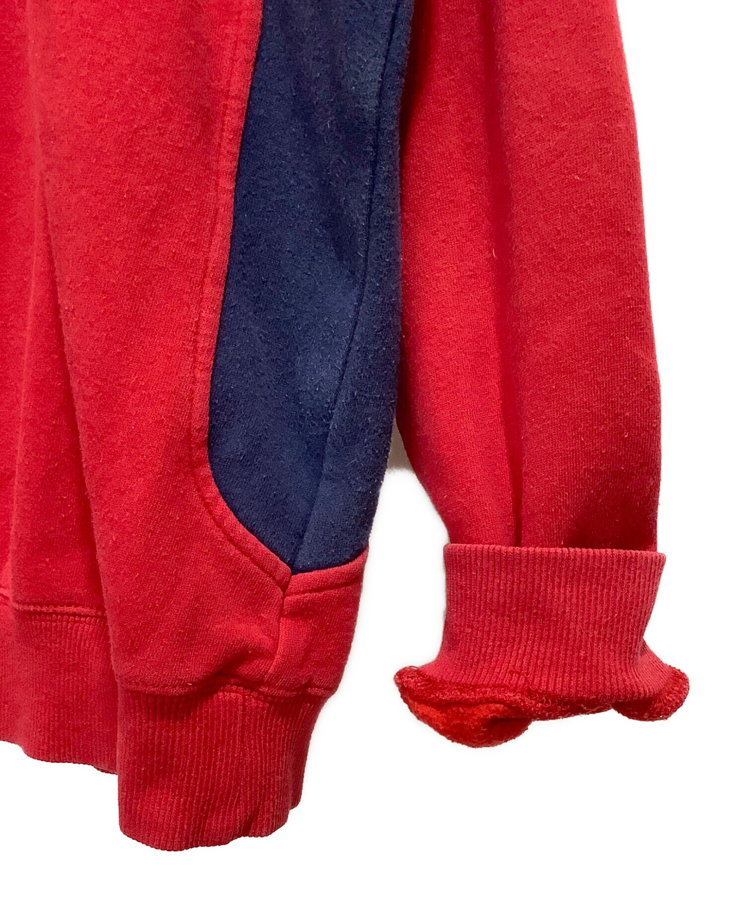 中古・古着通販】UMBRO (アンブロ) ハーフジップスウェット レッド
