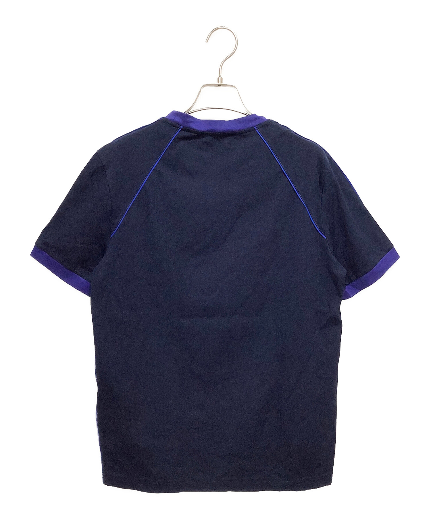 PRADA ネイビー 半袖 Tシャツ Prada Technical Cotton T-Shirt - Navy | Editorialist
