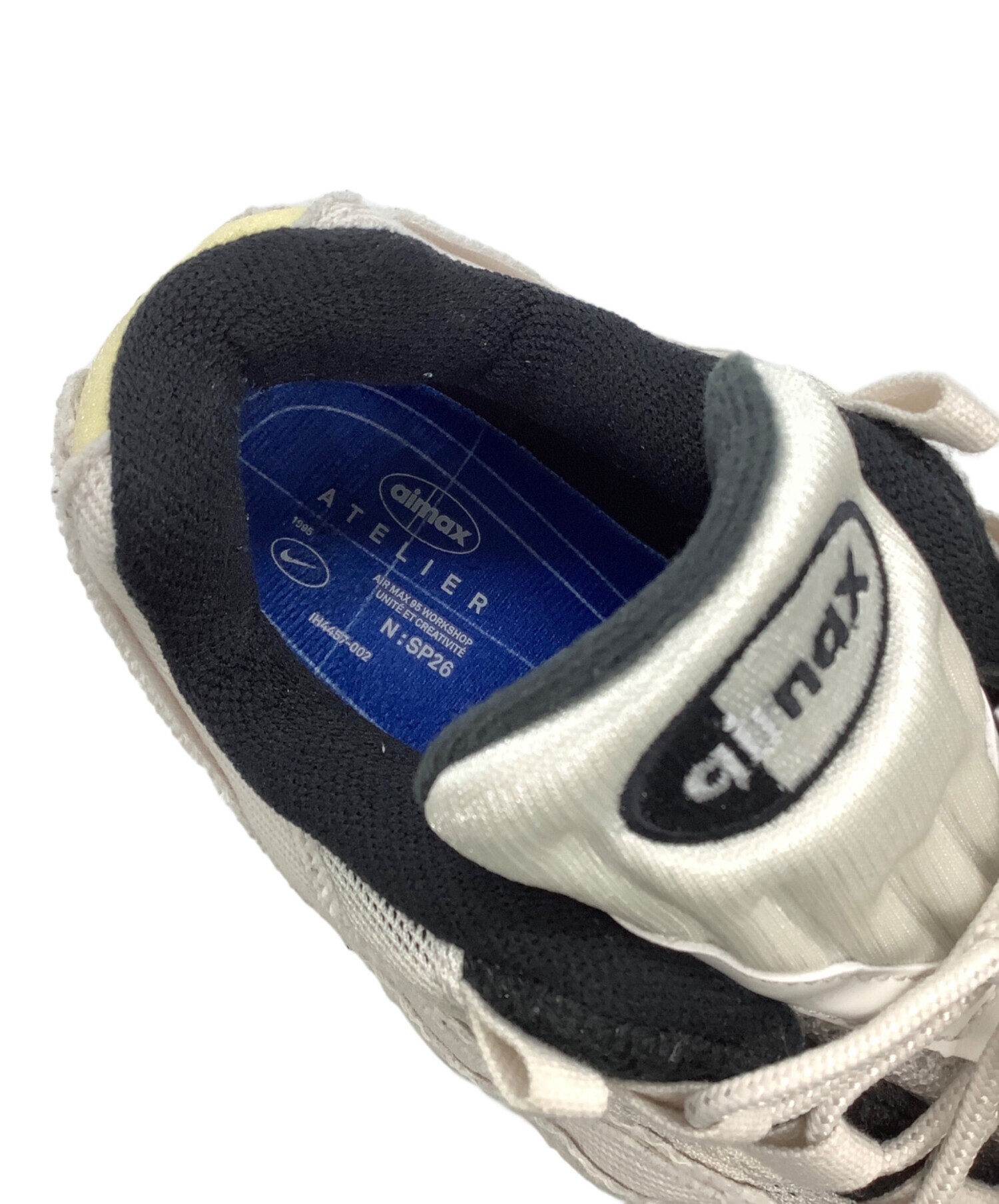 中古・古着通販】NIKE (ナイキ) ハイテクスニーカー ホワイト×ブラック 