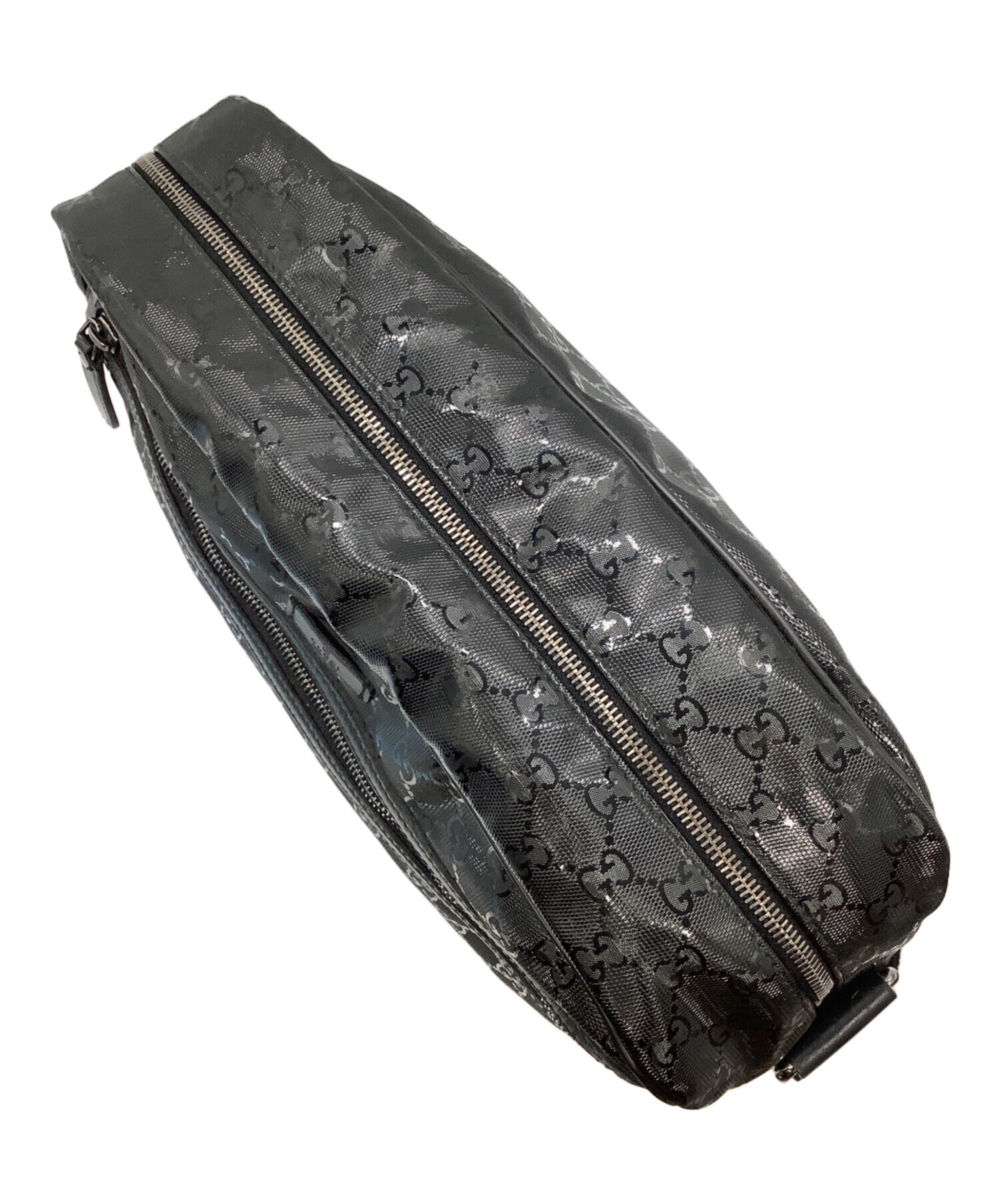 グッチ　ショルダーバッグ 中古・古着通販】GUCCI (グッチ) ショルダーバッグ ブラック｜ブランド
