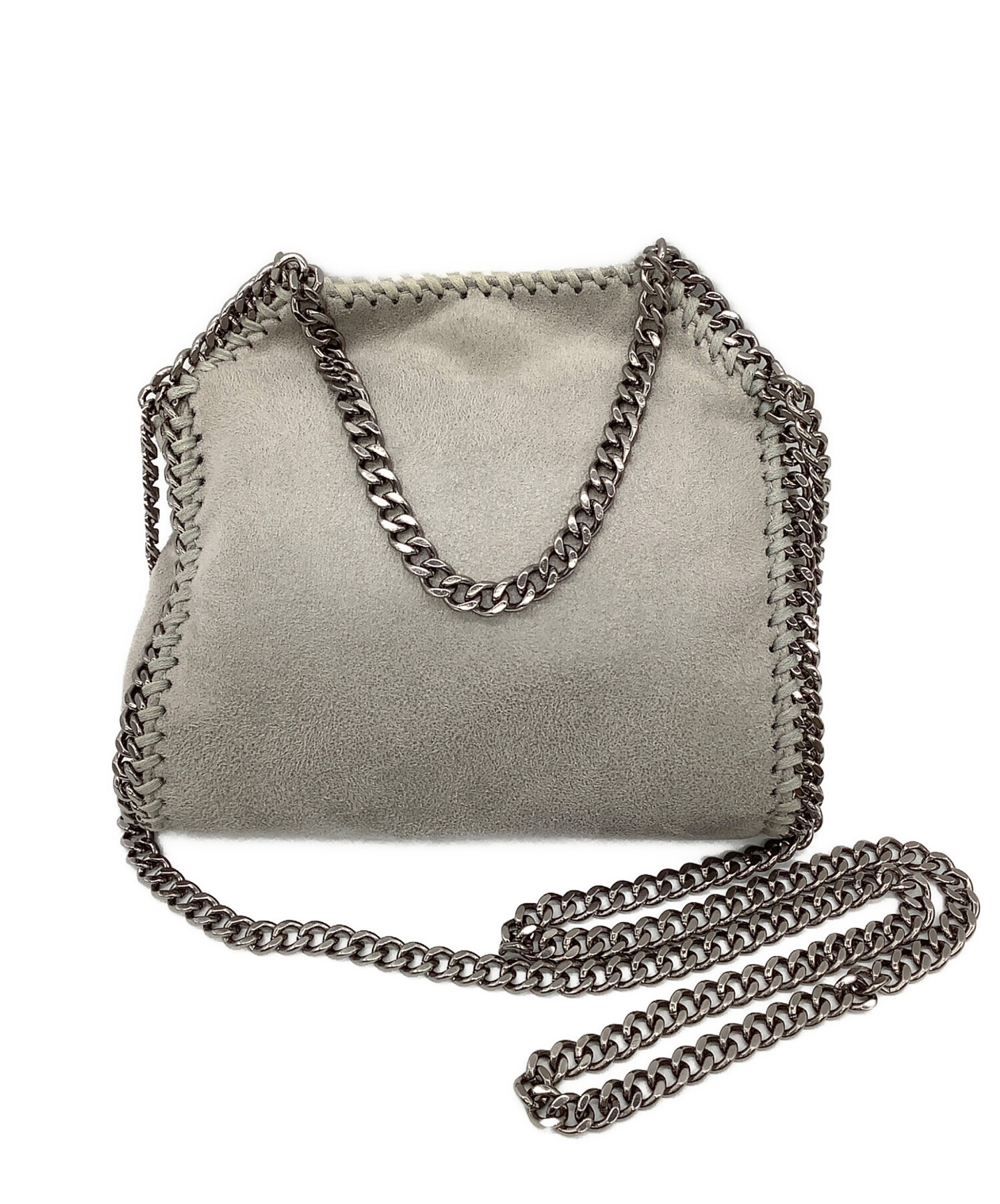 STELLA McCARTNEY ショルダーバッグ  グレー 【古着】【中古】【送料無料】 Stella McCartney - STELLA McCARTNEY ショルダーバッグ グレー 【古着