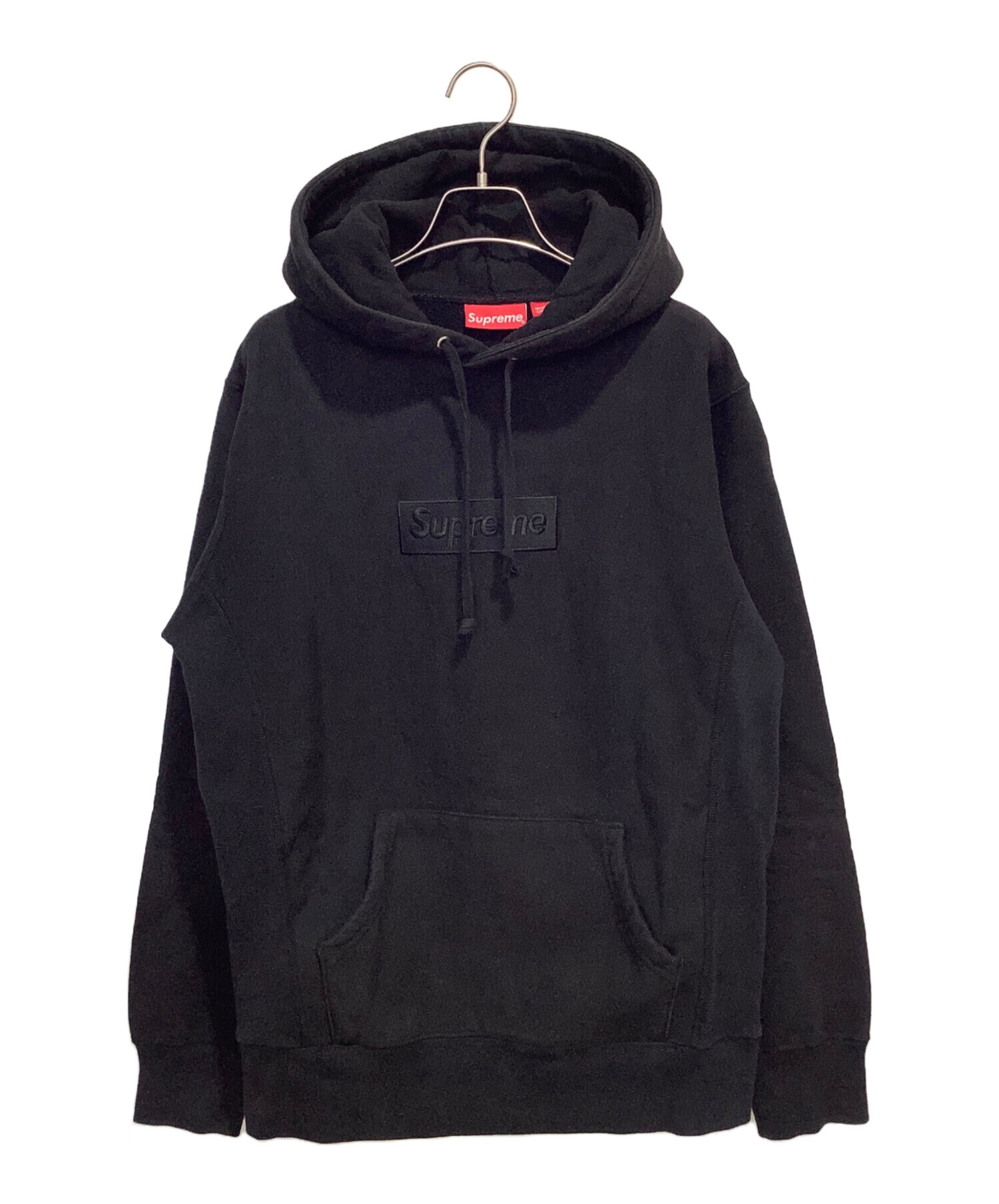 中古・古着通販】Supreme (シュプリーム) Tonal Black Box Logo Hoodie