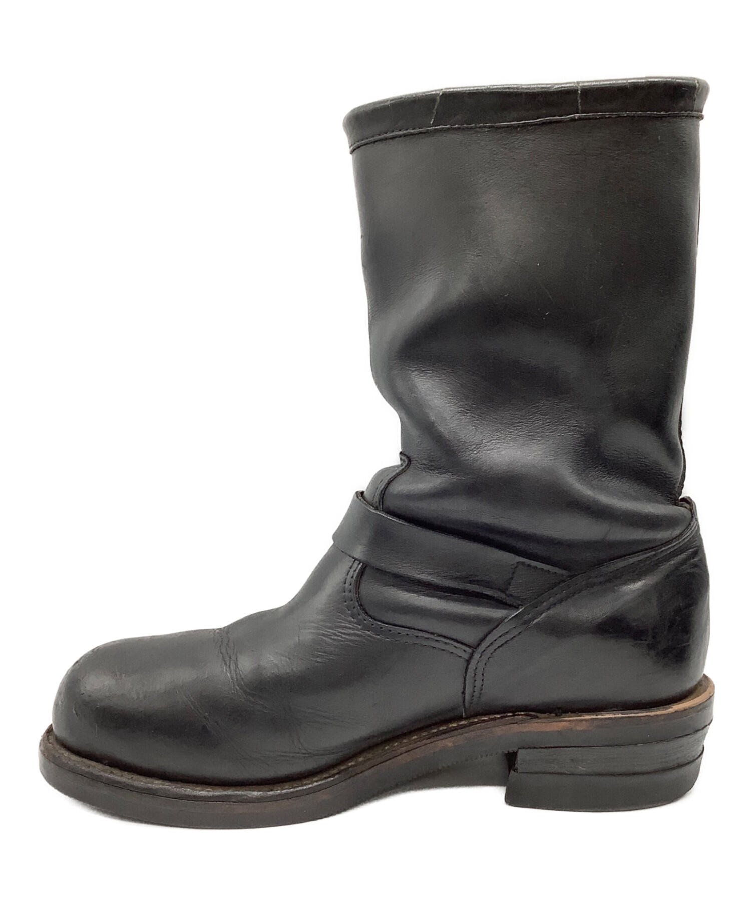 黒タグ 70s～80s Chippewa エンジニアブーツ 黒 レザー 中古・古着通販】CHIPPEWA (チペワ) エンジニアブーツ 70s-80s
