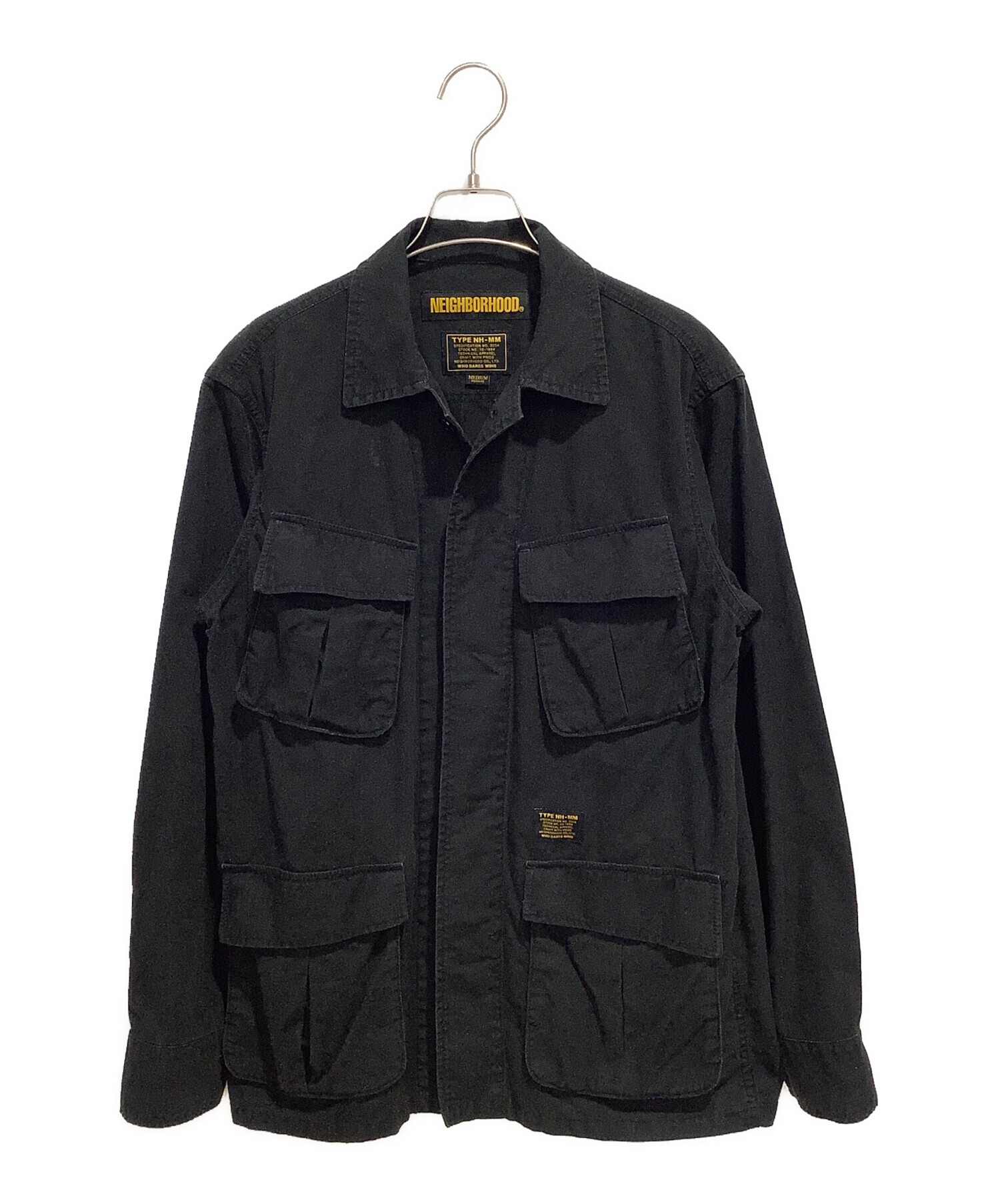 NEIGHBORHOOD MIL-BDU/C-PT ブラック S 中古・古着通販】NEIGHBORHOOD (ネイバーフッド) MIL-BDU/C-SHIRT.LS
