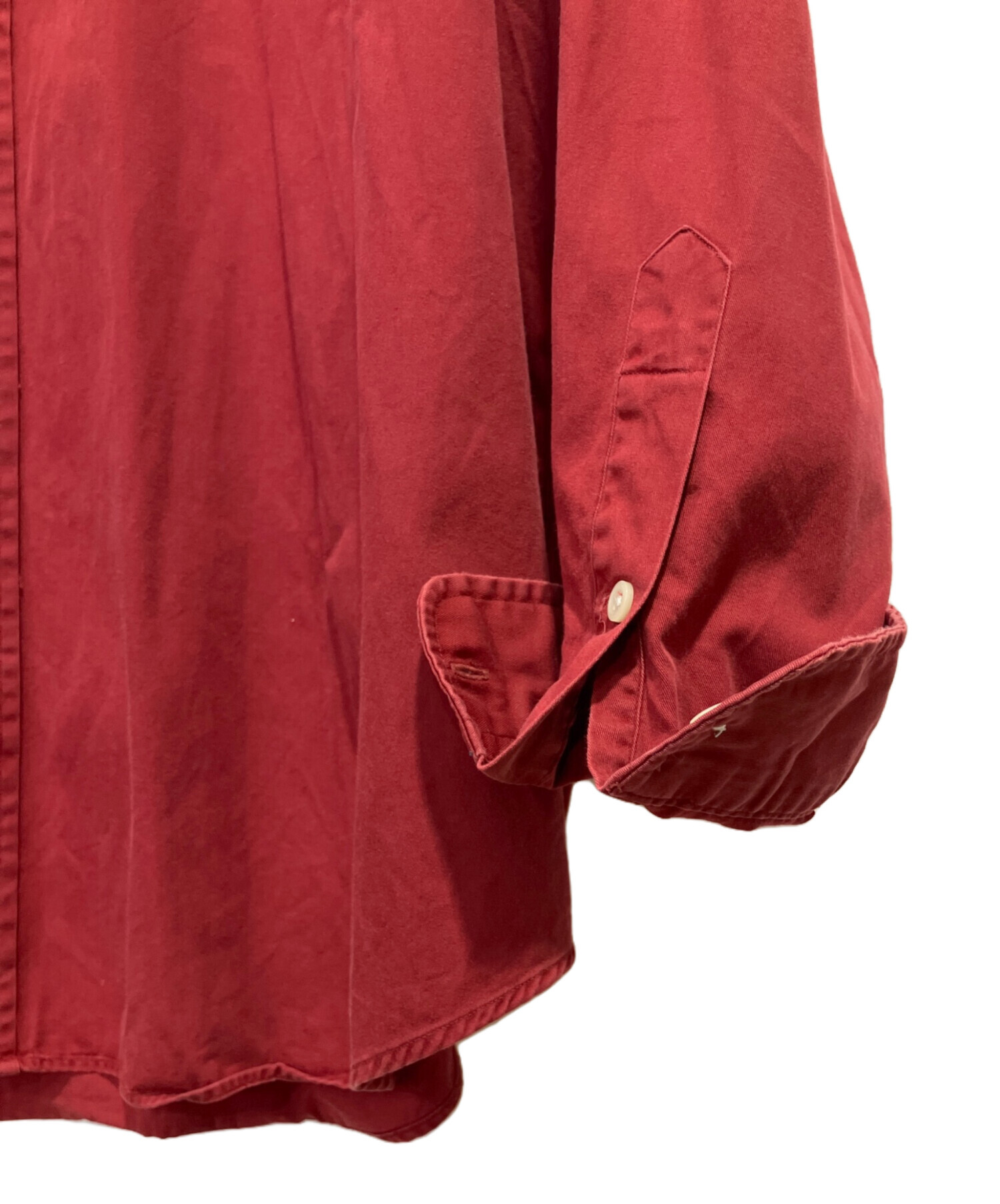 中古・古着通販】RALPH LAUREN (ラルフローレン) BIG SHIRT レッド