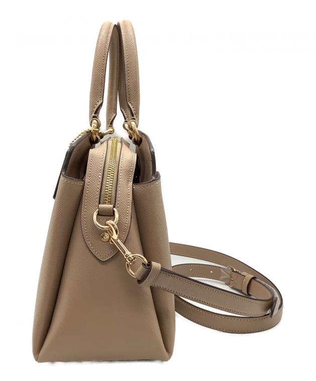中古・古着通販】COACH (コーチ) 2WAYバッグ ベージュ｜ブランド・古着