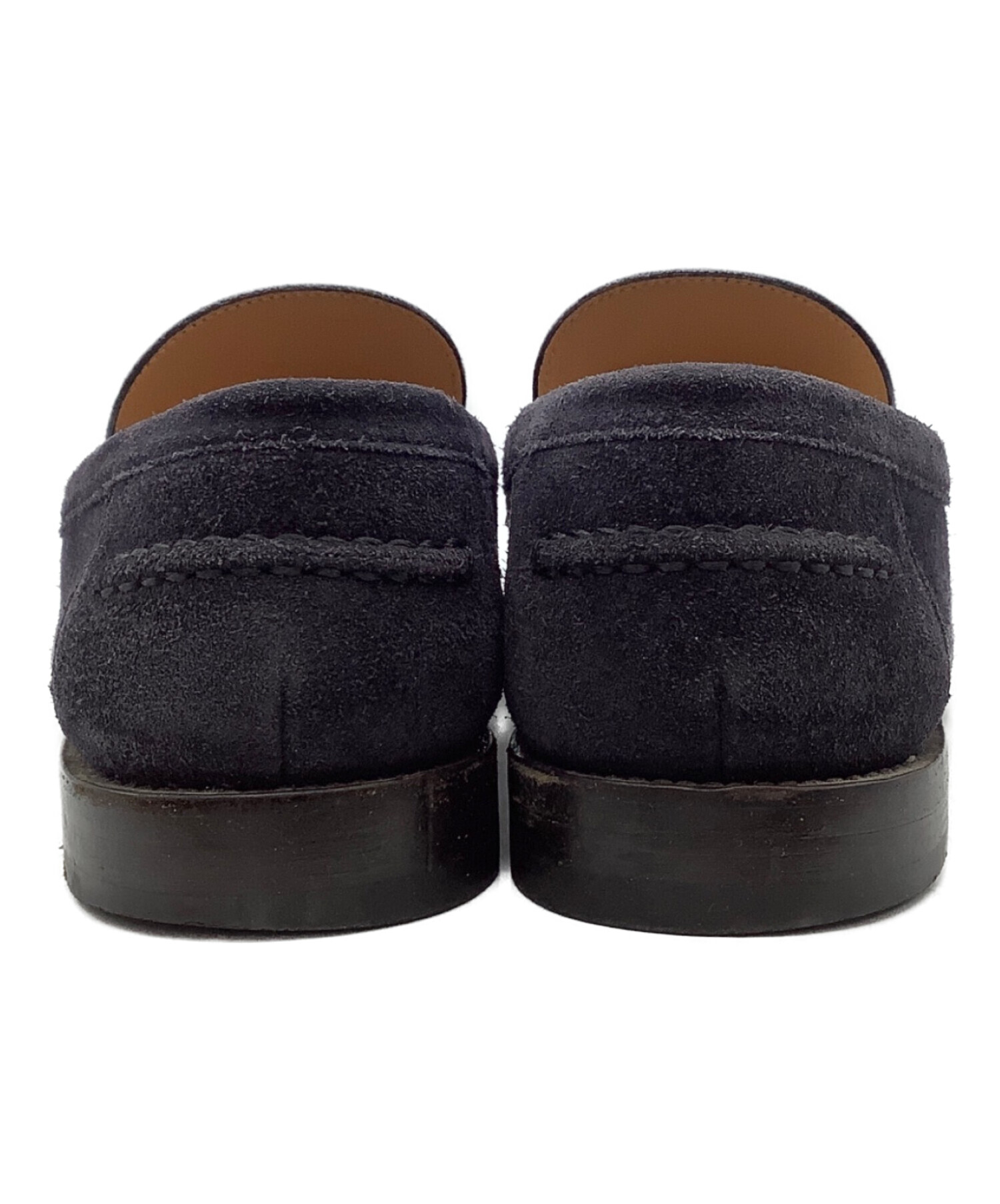 美品　LOUIS VUITTON ネイビー ローファー 中古・古着通販】LOUIS VUITTON (ルイ ヴィトン) スウェード