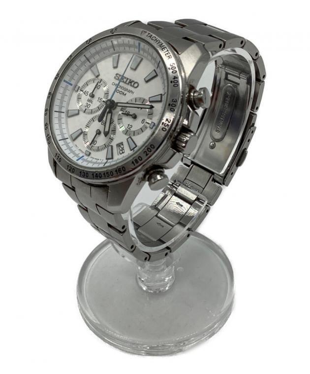 中古・古着通販】SEIKO (セイコー) クロノグラフ 腕時計 ホワイト