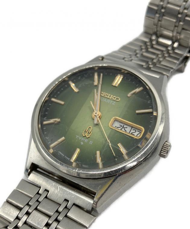 中古・古着通販】SEIKO (セイコー) TYPEⅡ 腕時計 グリーン｜ブランド