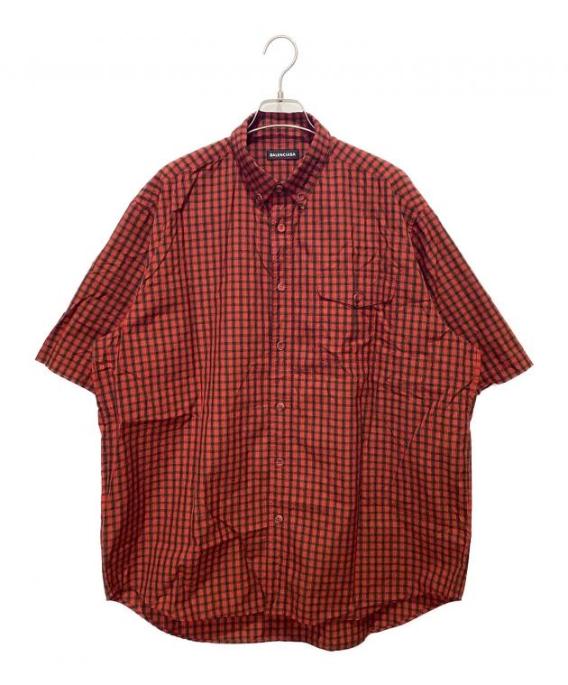 中古・古着通販】BALENCIAGA (バレンシアガ) チェック ボタンダウン