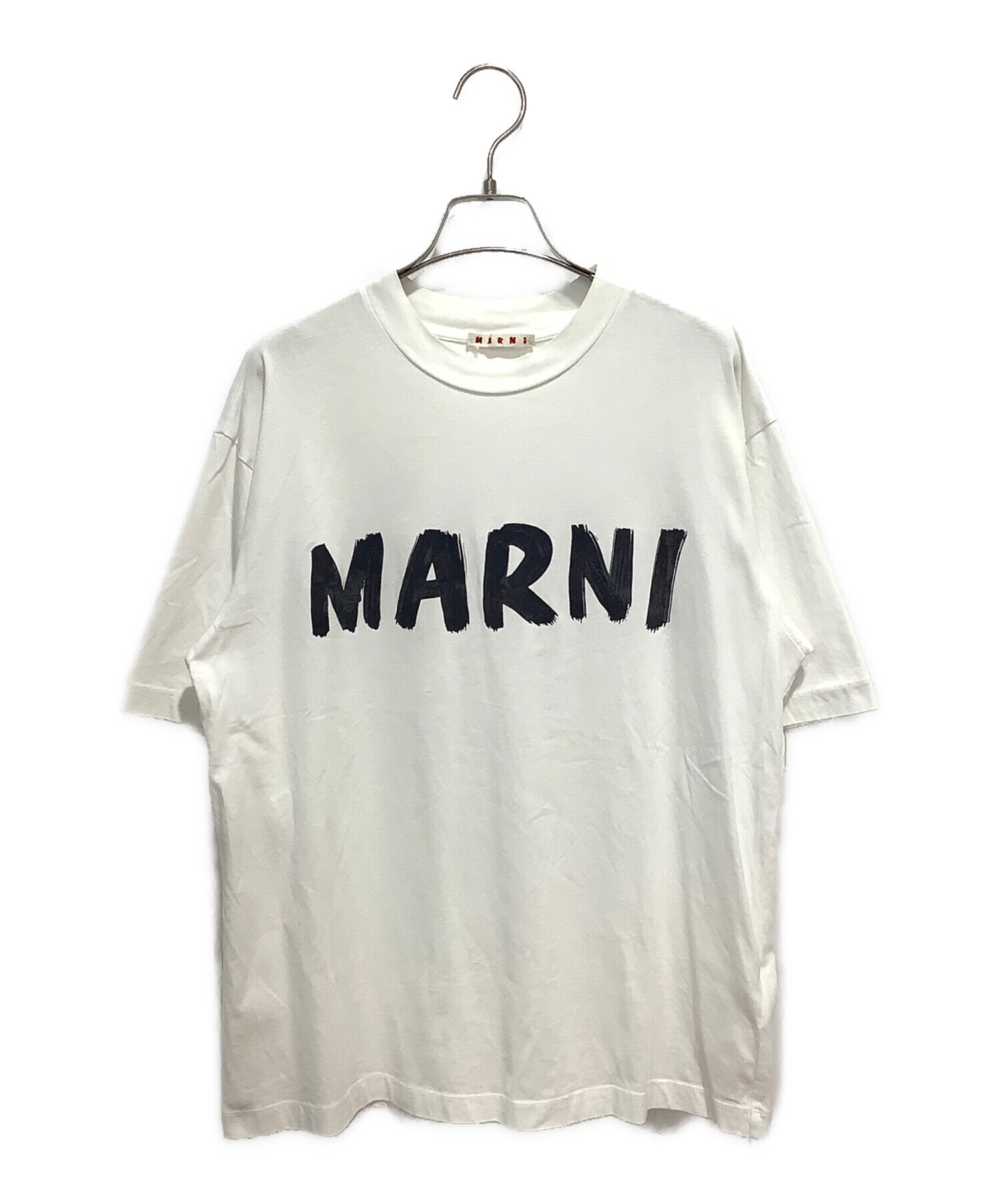 中古・古着通販】MARNI (マルニ) レタリング ロゴ Tシャツ ホワイト
